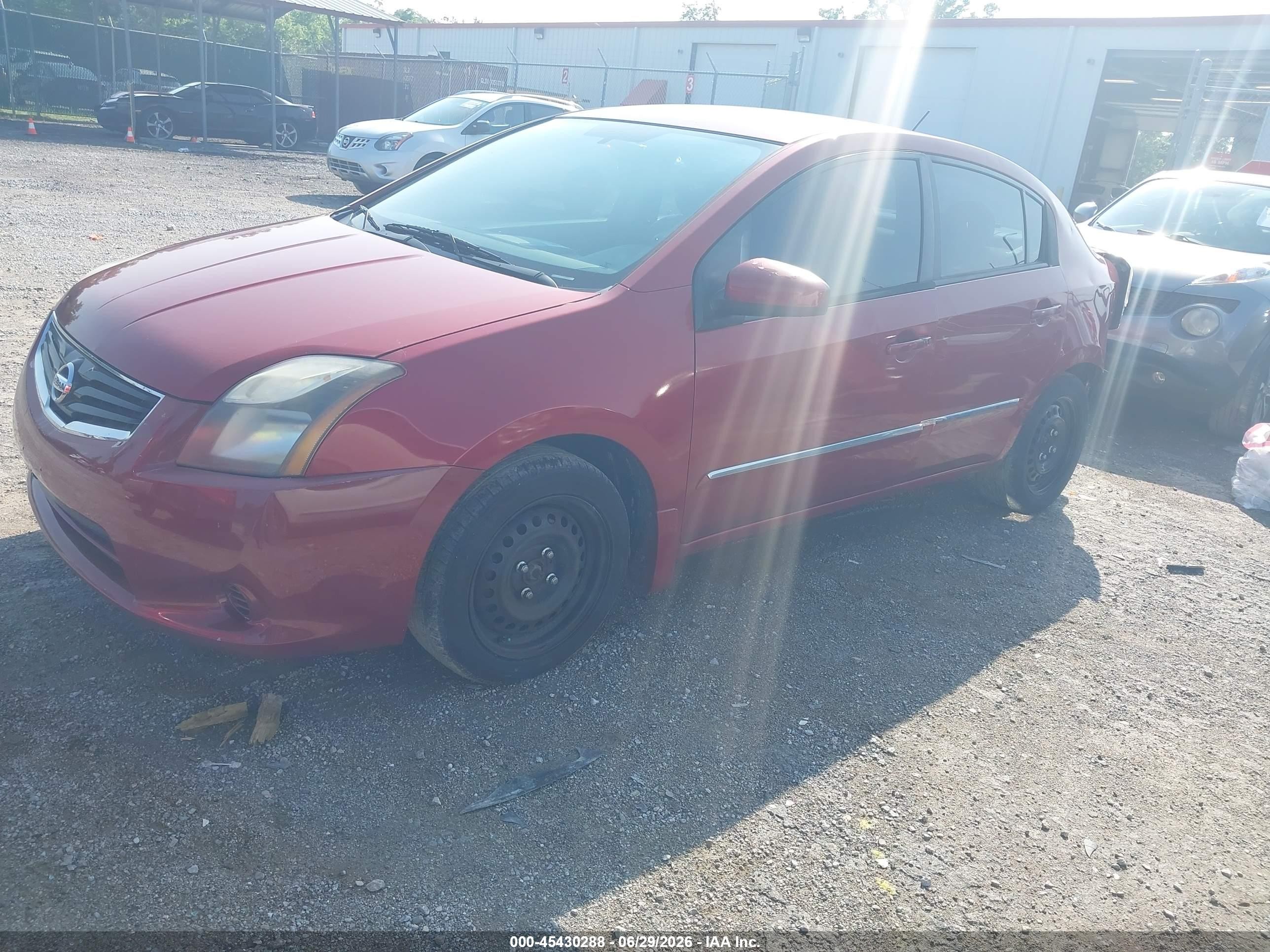 2011 Nissan Sentra 2.0s Red vin: 3N1AB6AP5BL622826