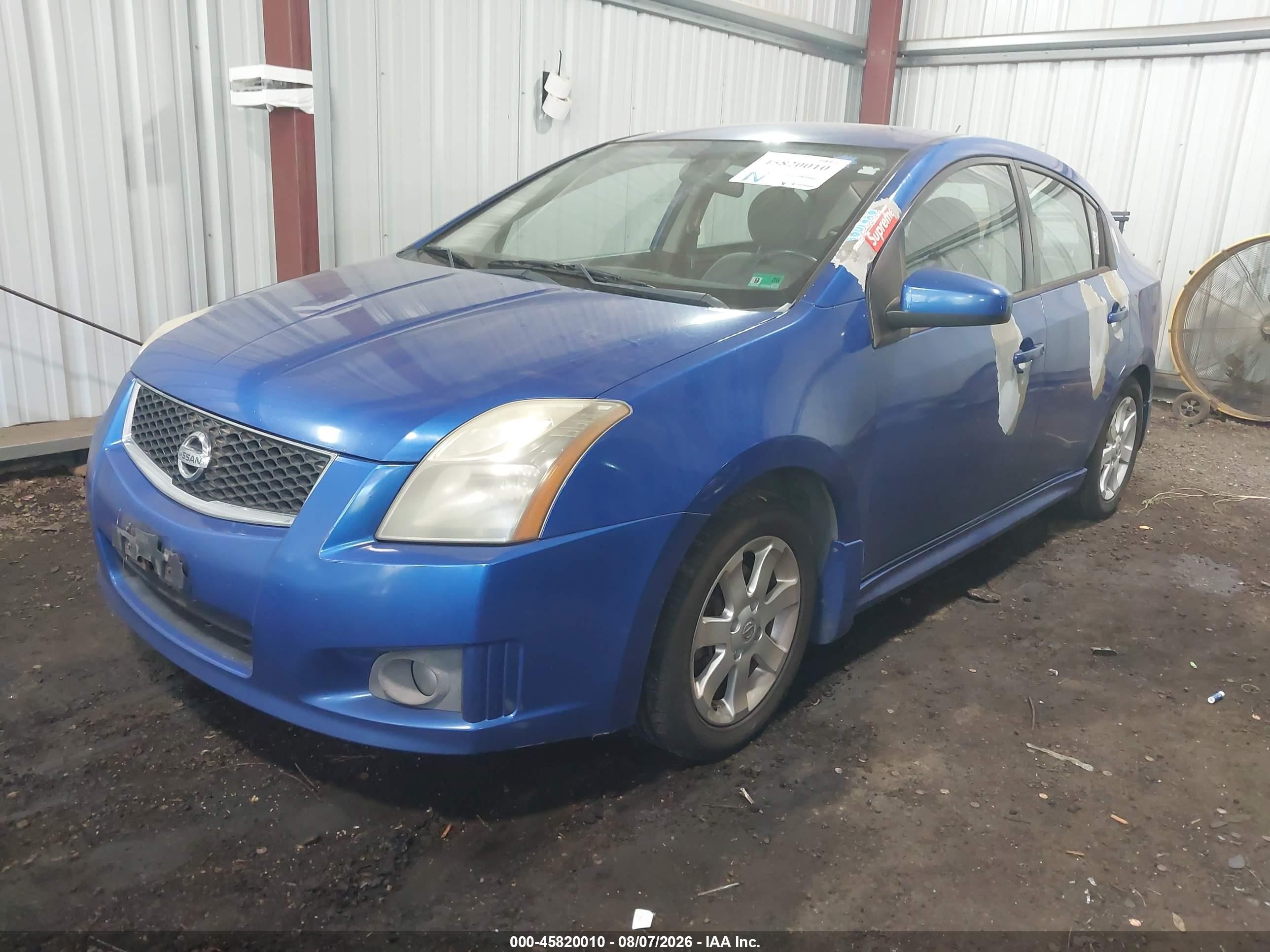 2011 Nissan Sentra 2.0sr Blue vin: 3N1AB6AP5BL629839