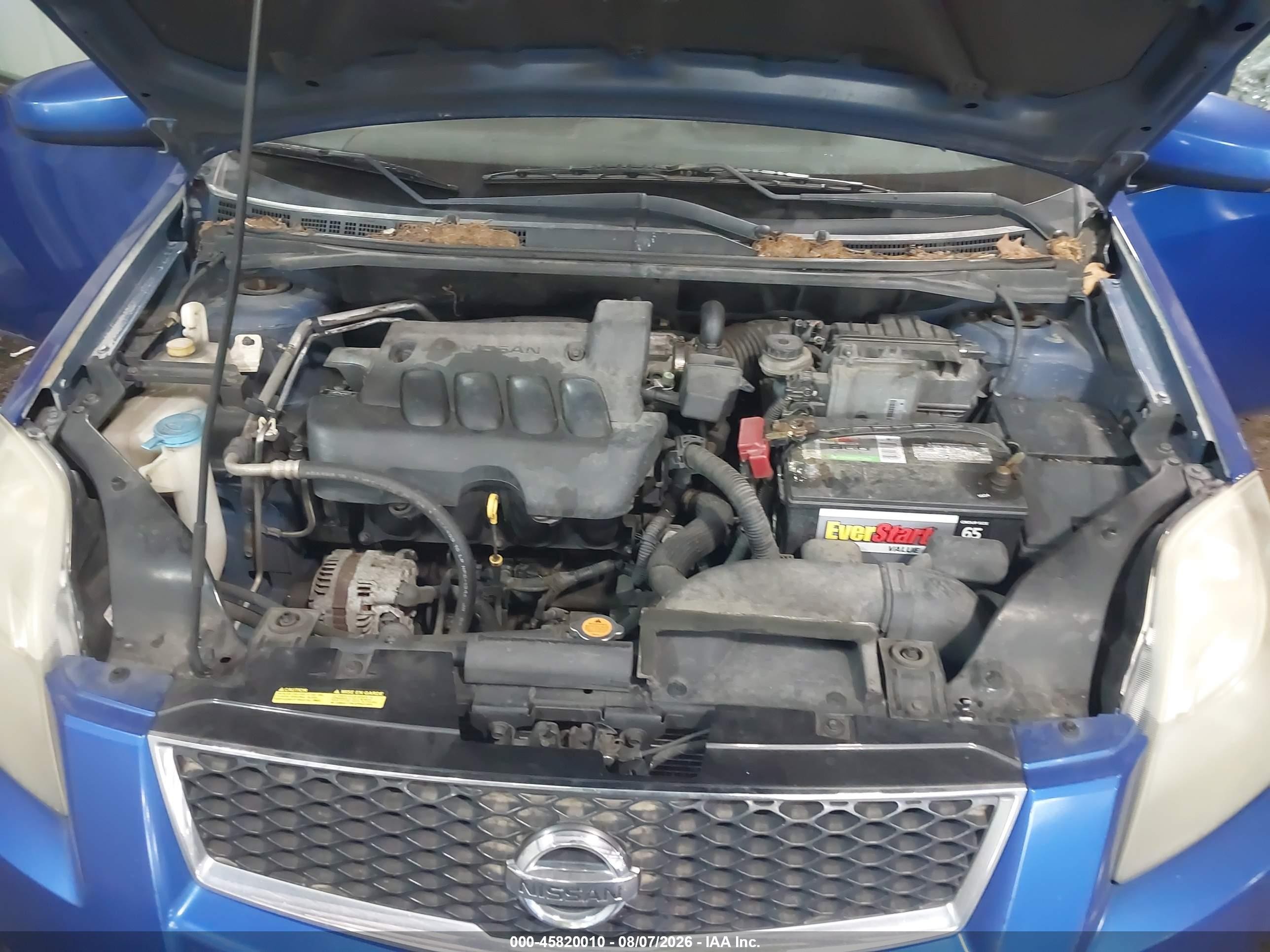 2011 Nissan Sentra 2.0sr Blue vin: 3N1AB6AP5BL629839