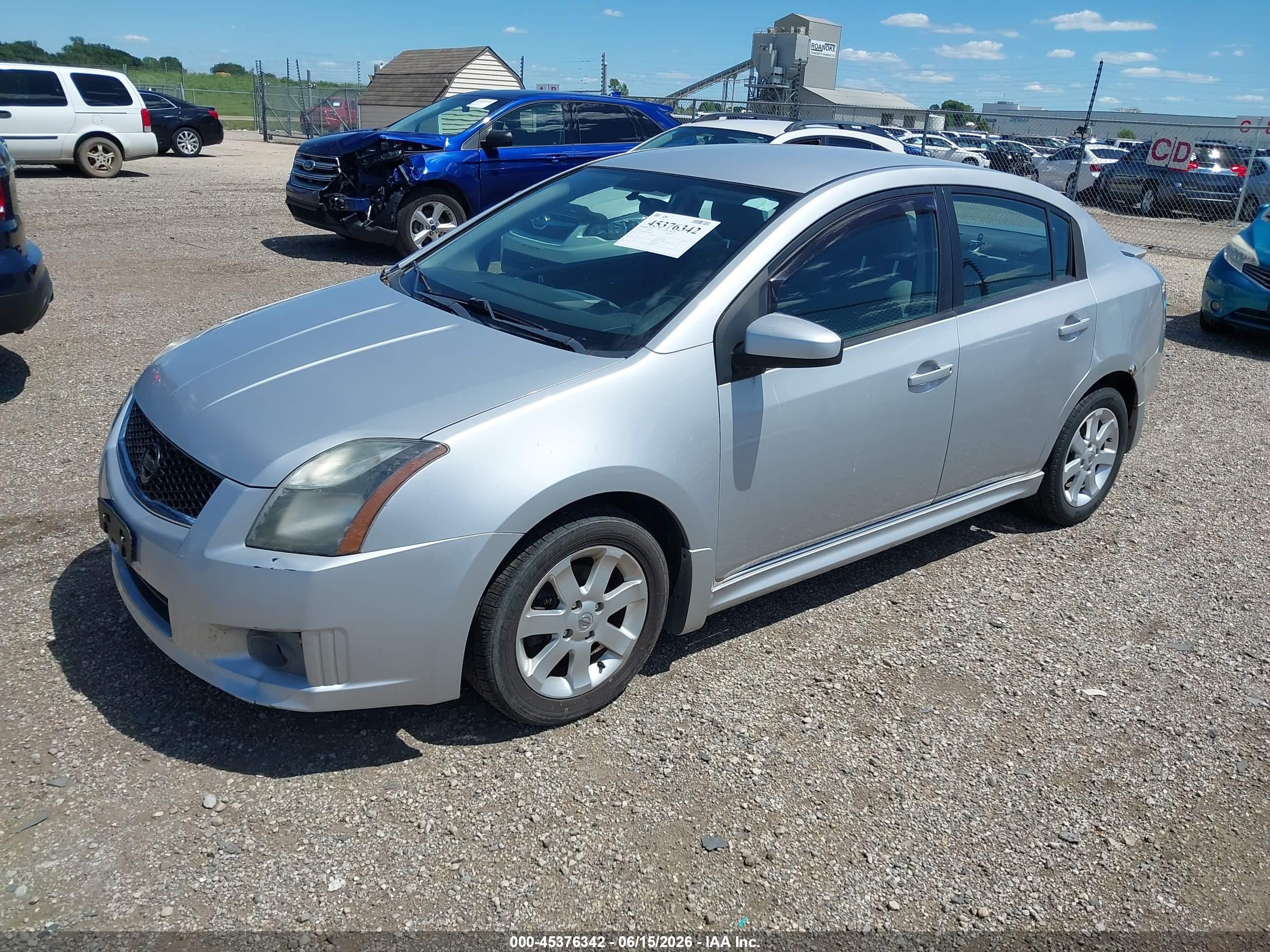 2011 Nissan Sentra 2.0sr Silver vin: 3N1AB6AP5BL646527