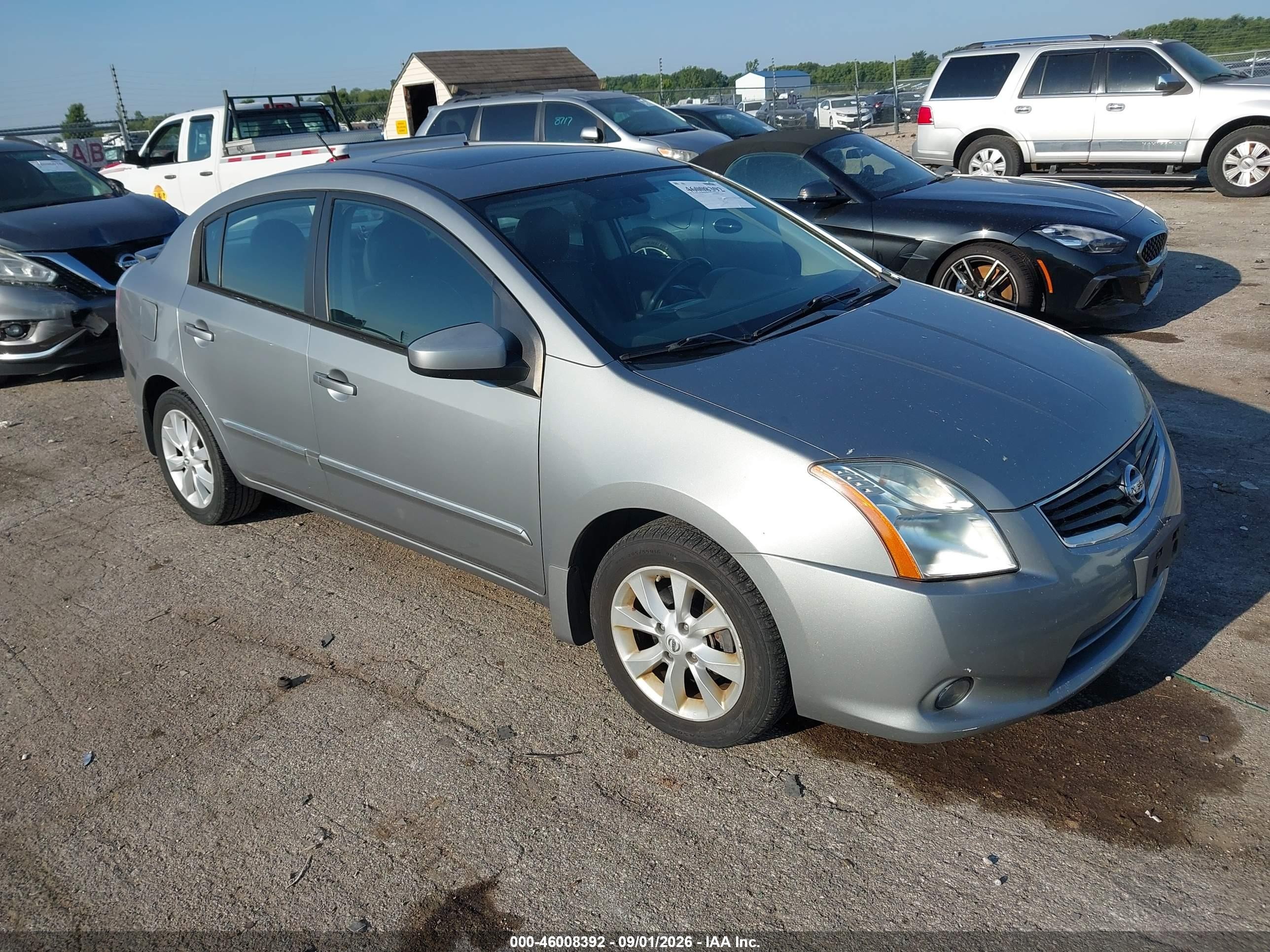 2011 Nissan Sentra 2.0sl Silver vin: 3N1AB6AP5BL651209