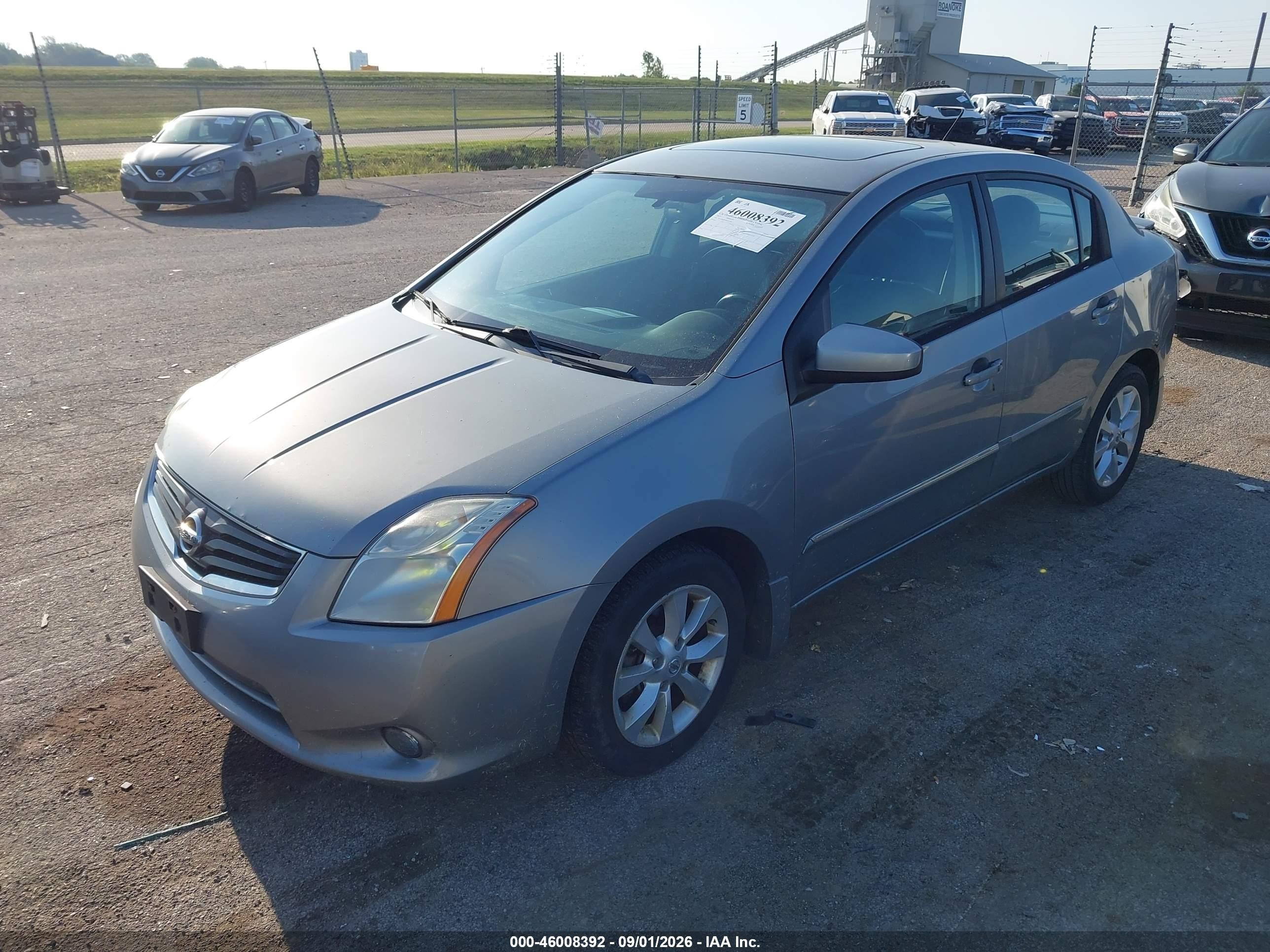 2011 Nissan Sentra 2.0sl Silver vin: 3N1AB6AP5BL651209
