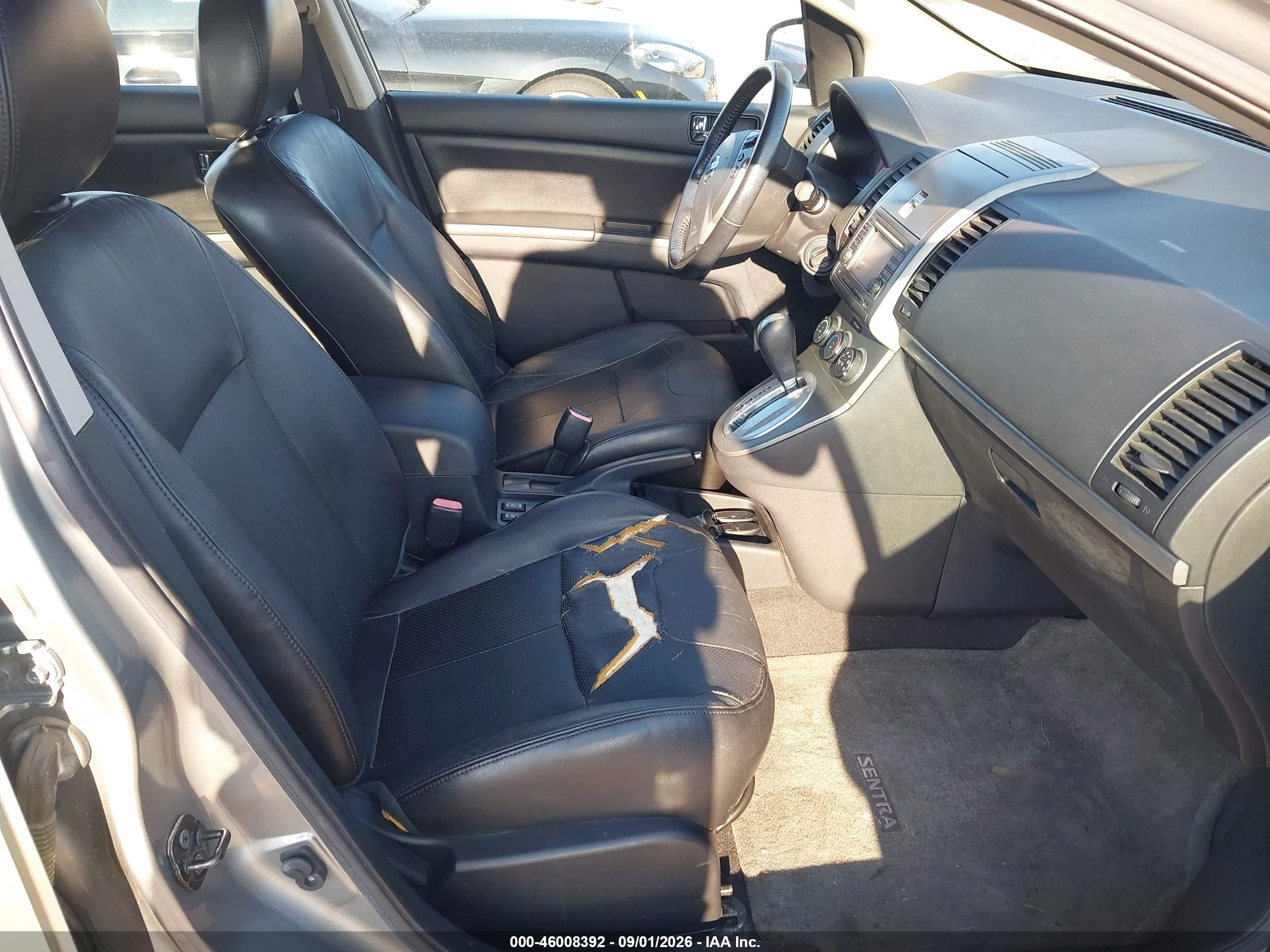 2011 Nissan Sentra 2.0sl Silver vin: 3N1AB6AP5BL651209