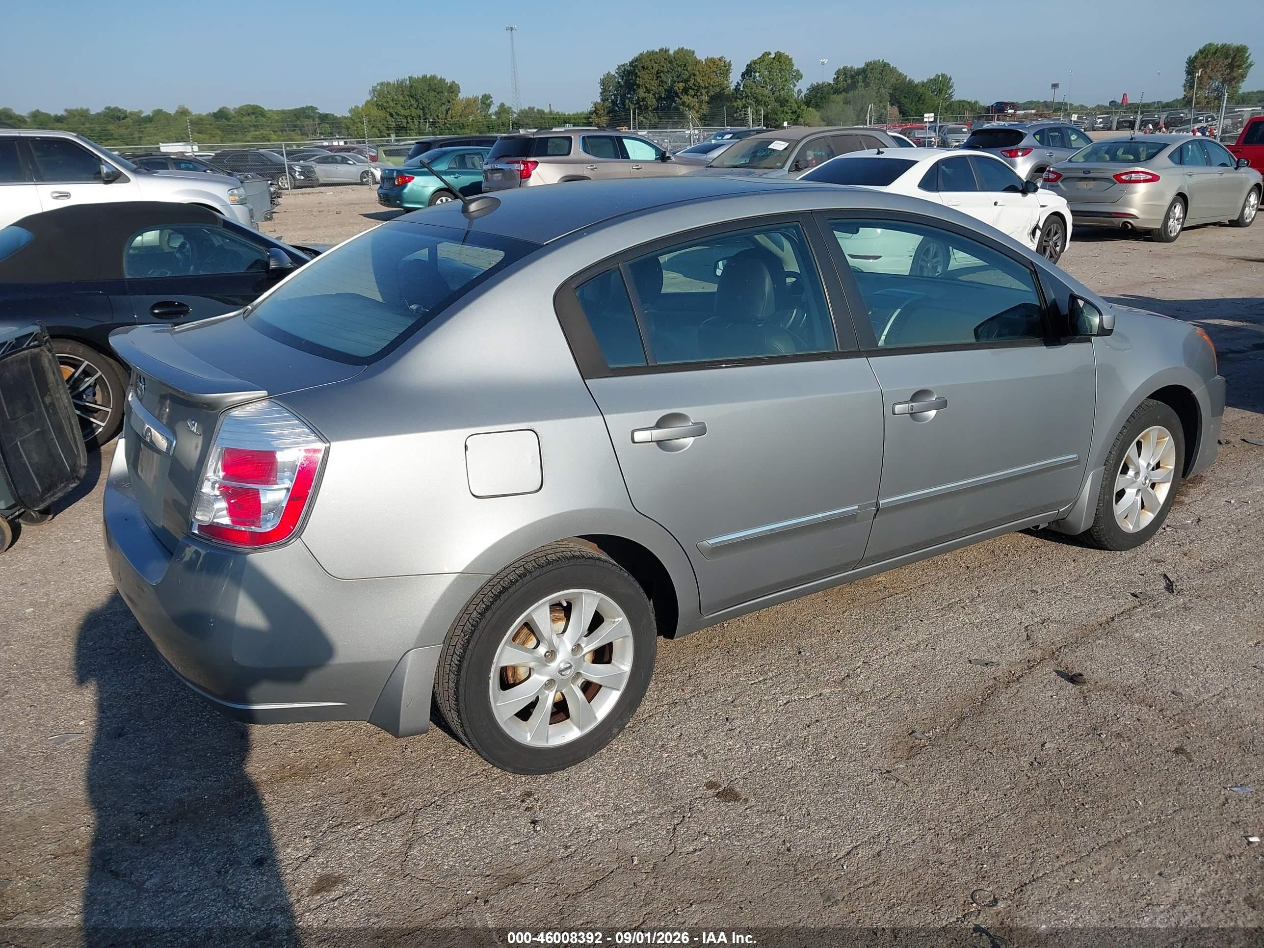 2011 Nissan Sentra 2.0sl Silver vin: 3N1AB6AP5BL651209