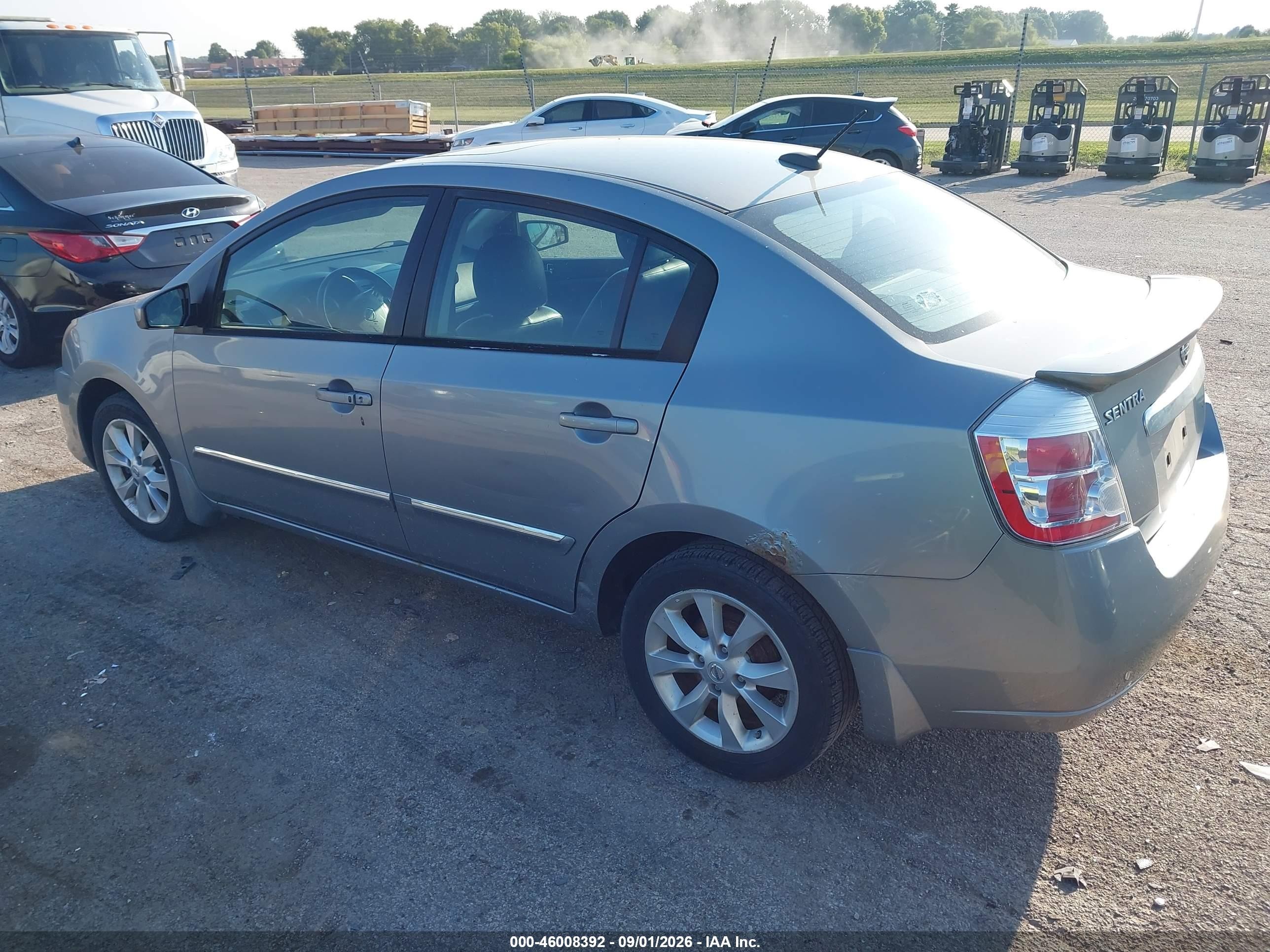 2011 Nissan Sentra 2.0sl Silver vin: 3N1AB6AP5BL651209