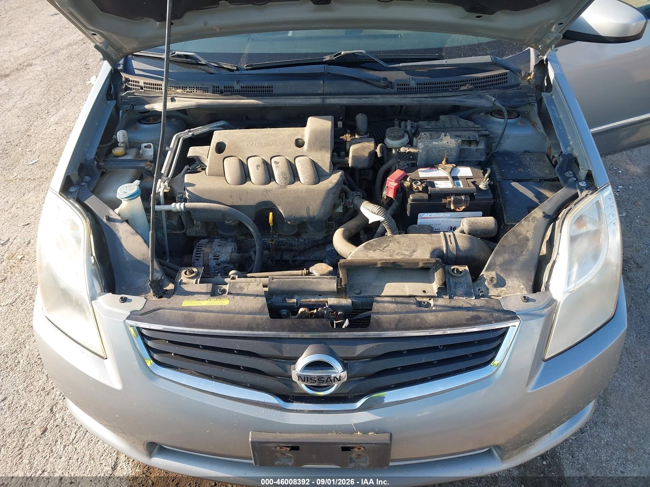 2011 Nissan Sentra 2.0sl Silver vin: 3N1AB6AP5BL651209