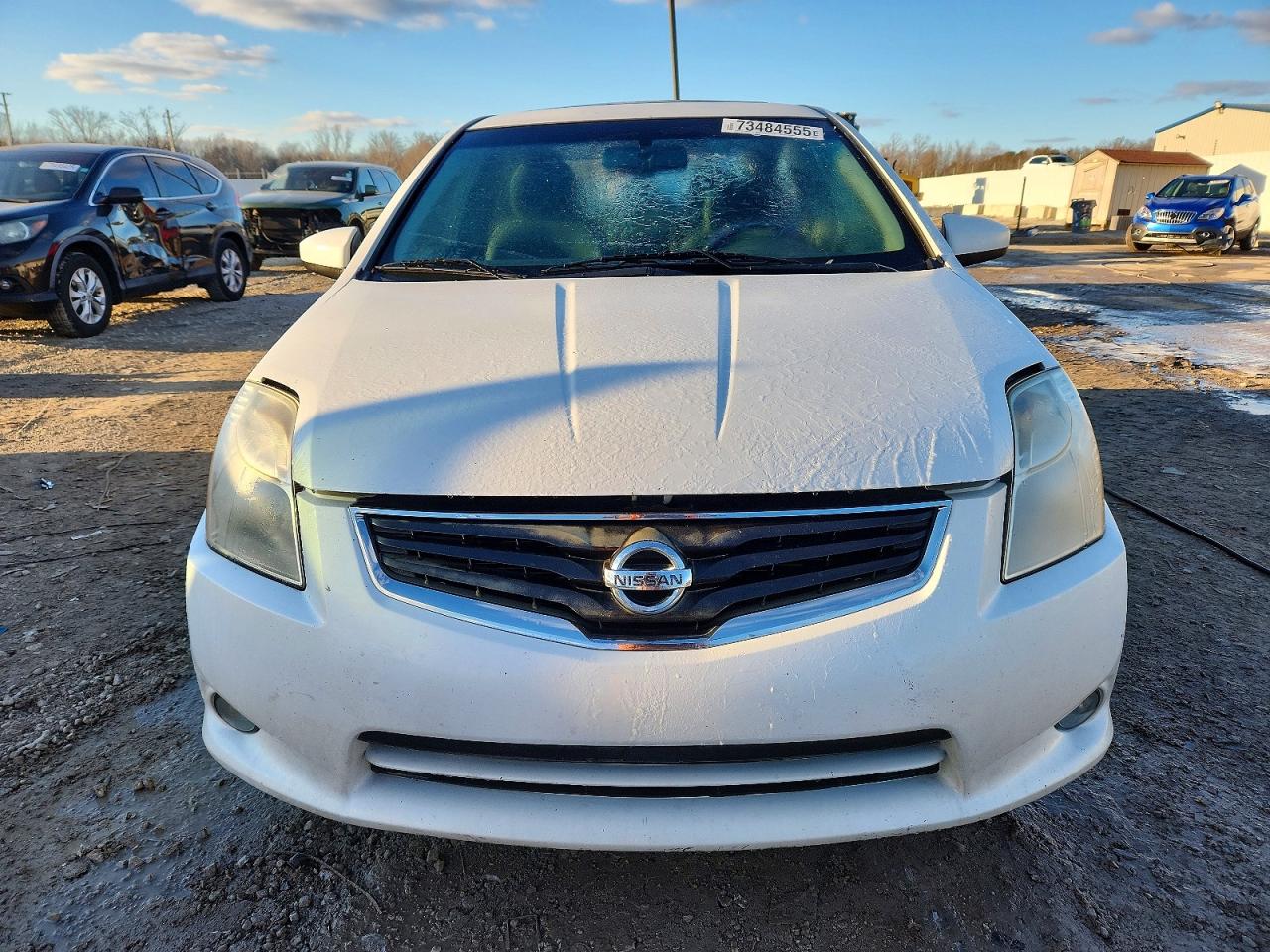 2011 Nissan Sentra 2.0 Белый vin: 3N1AB6AP5BL656782
