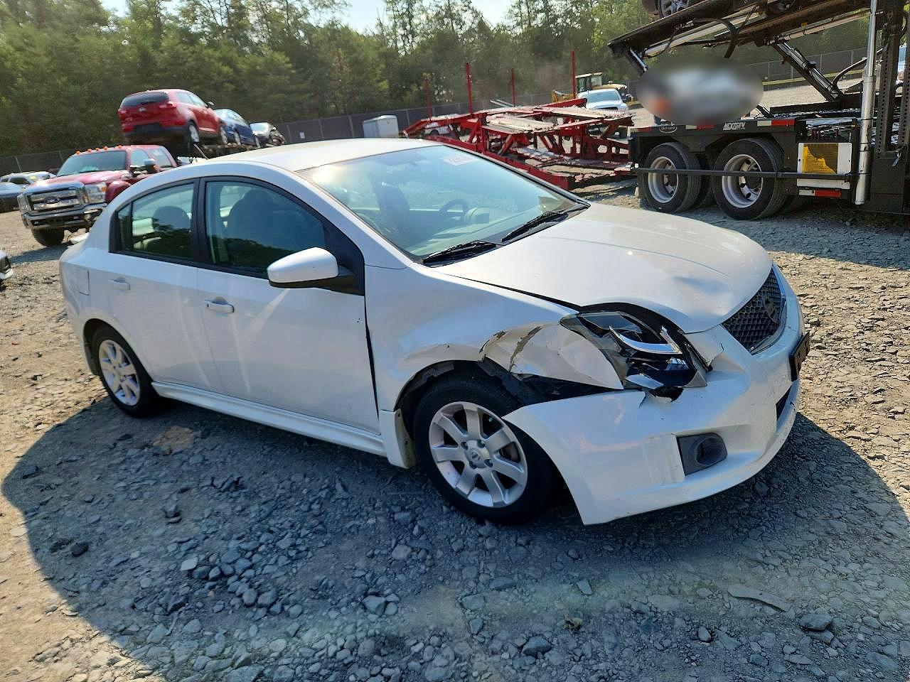 2011 Nissan Sentra 2.0 White vin: 3N1AB6AP5BL664235