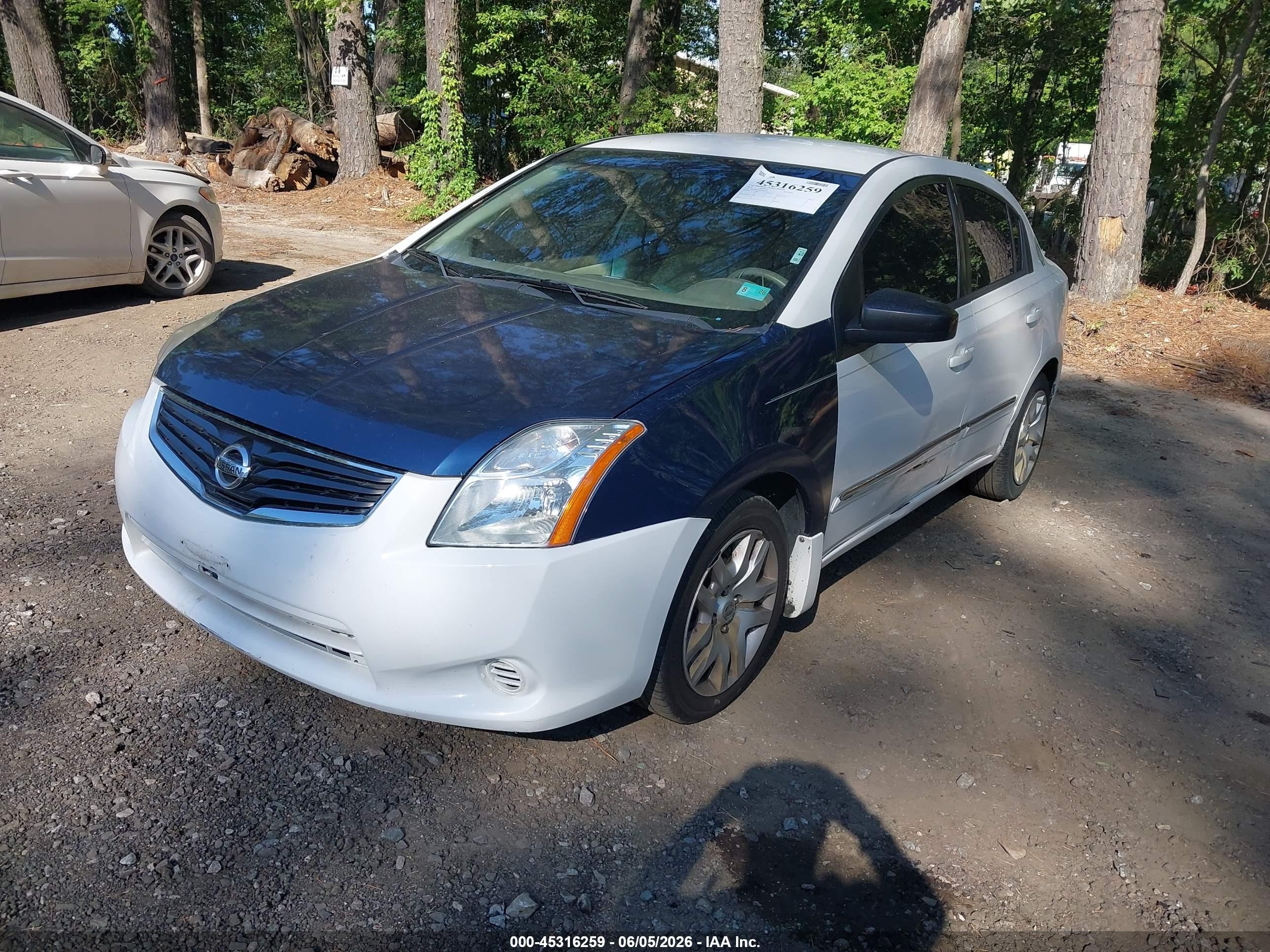2011 Nissan Sentra 2.0s White vin: 3N1AB6AP5BL668589