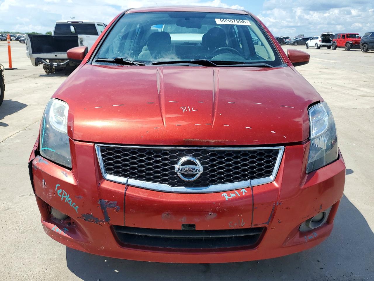 2011 Nissan Sentra 2.0 Red vin: 3N1AB6AP5BL683951