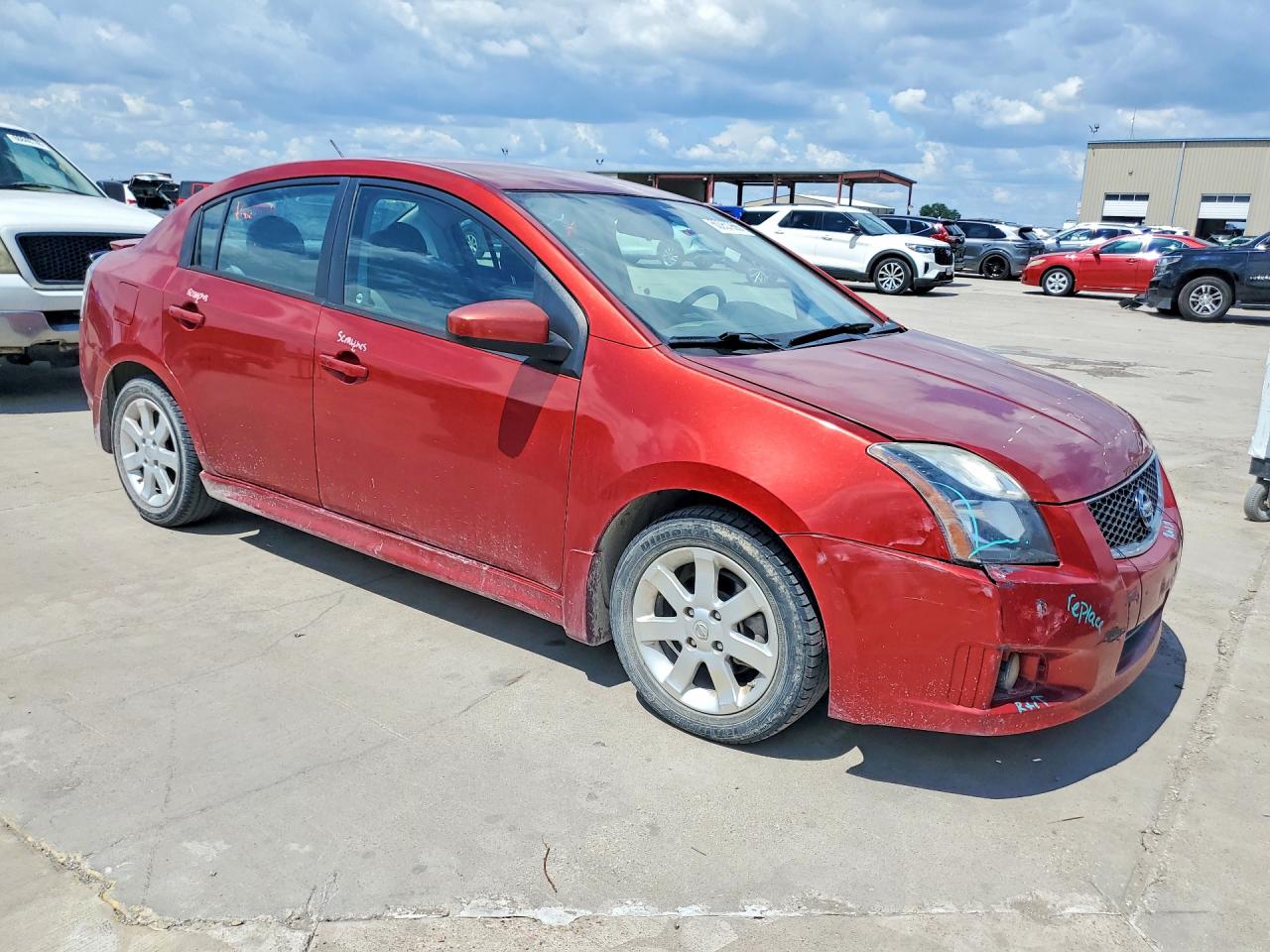 2011 Nissan Sentra 2.0 Red vin: 3N1AB6AP5BL683951