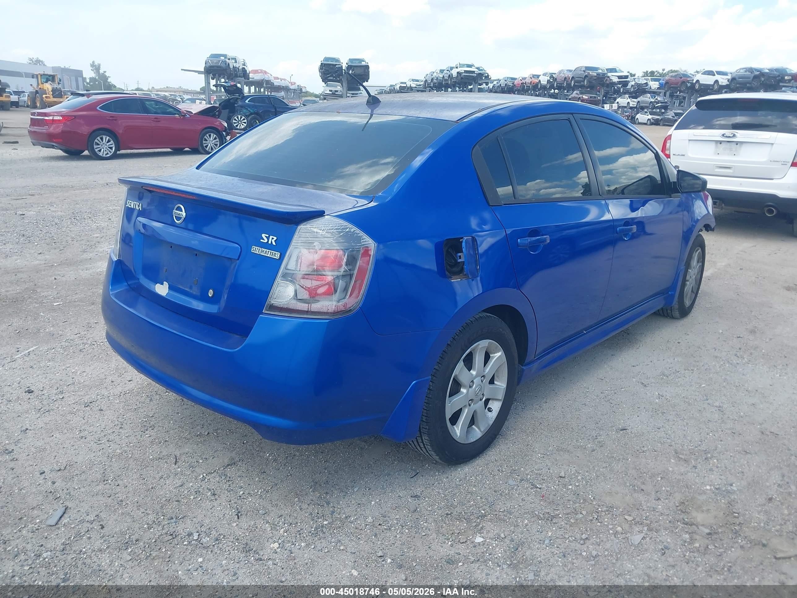 2011 Nissan Sentra 2.0sr Blue vin: 3N1AB6AP5BL691239