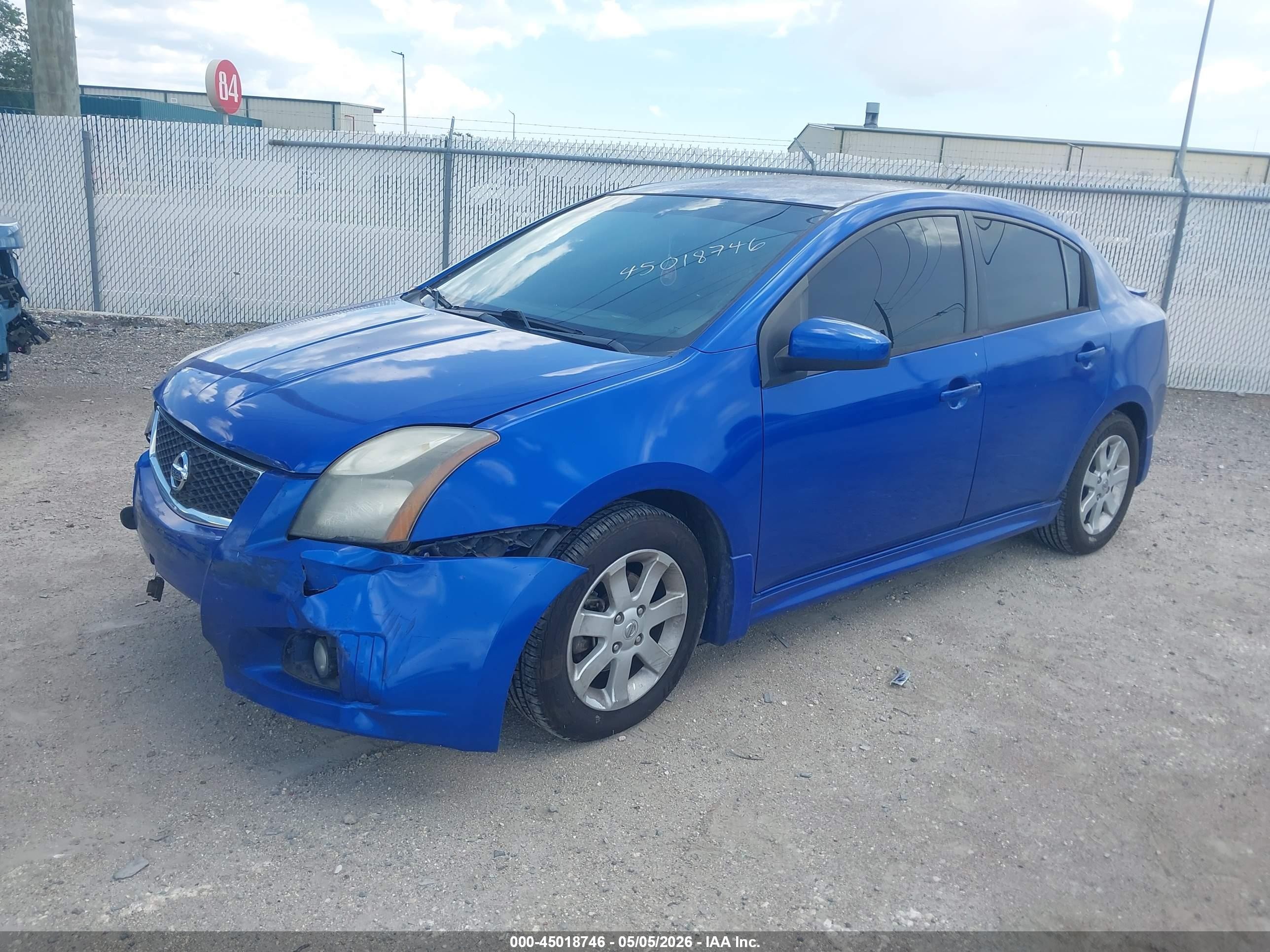 2011 Nissan Sentra 2.0sr Blue vin: 3N1AB6AP5BL691239