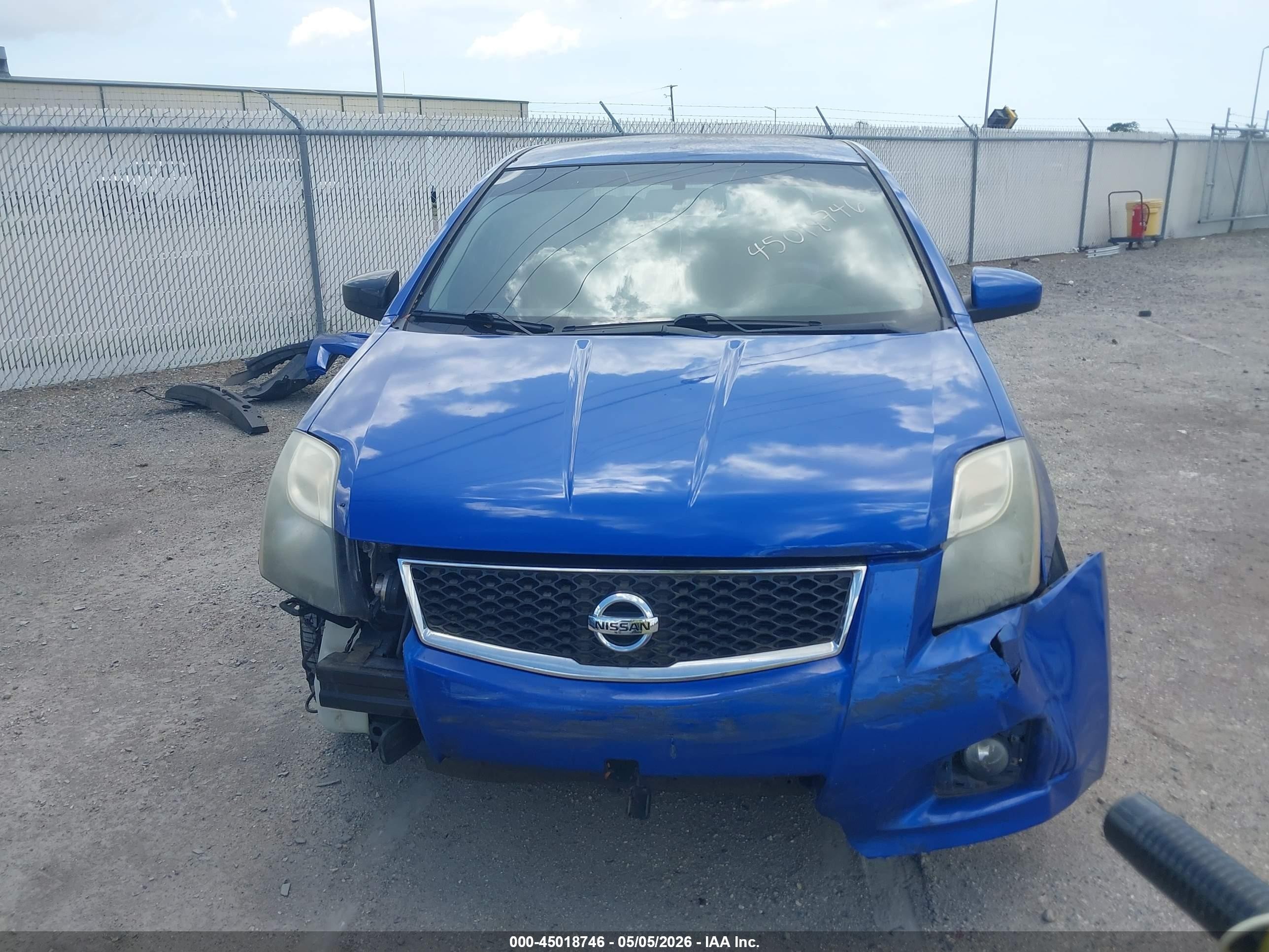 2011 Nissan Sentra 2.0sr Blue vin: 3N1AB6AP5BL691239