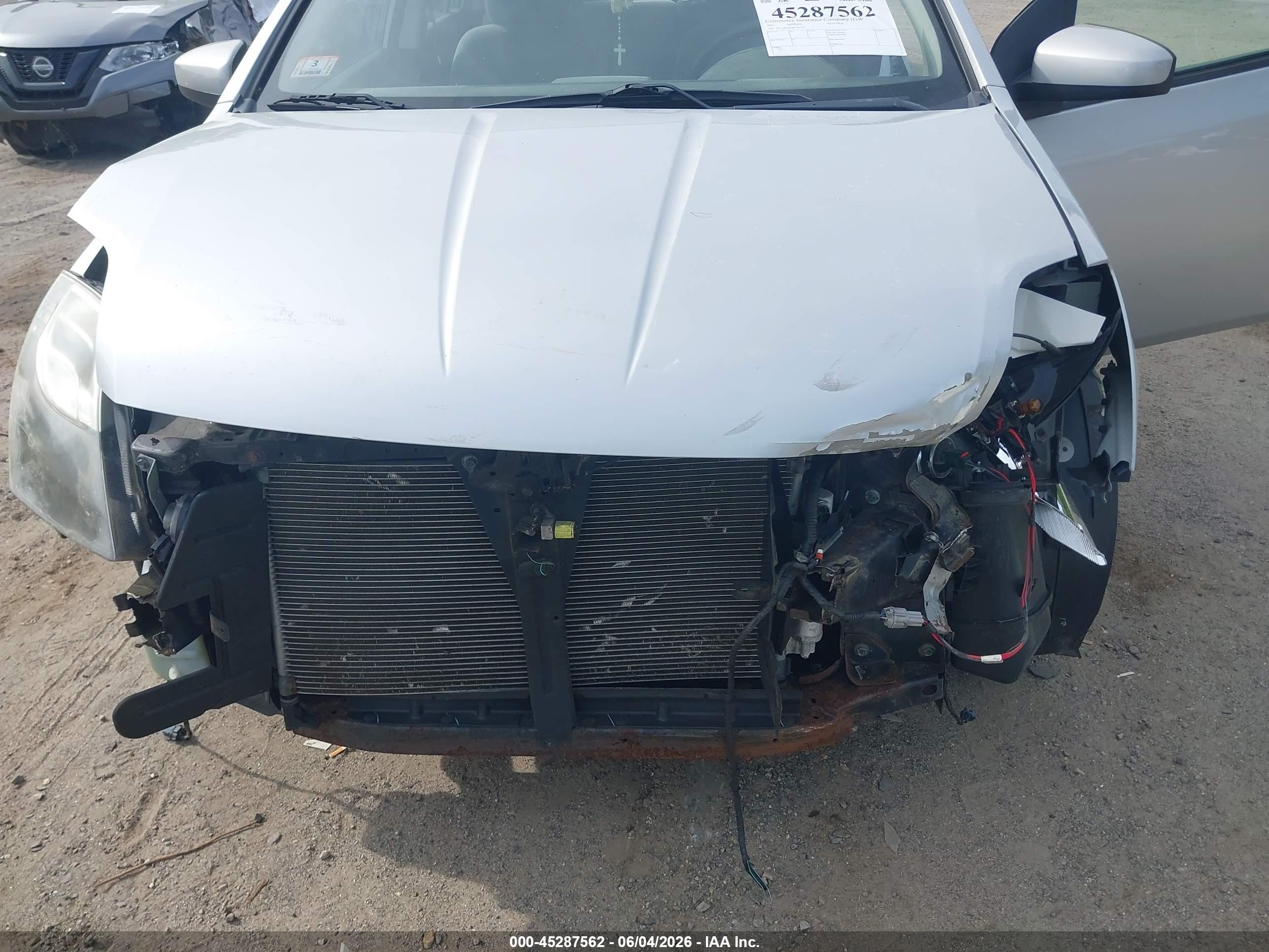 2011 Nissan Sentra 2.0sr Silver vin: 3N1AB6AP5BL705365