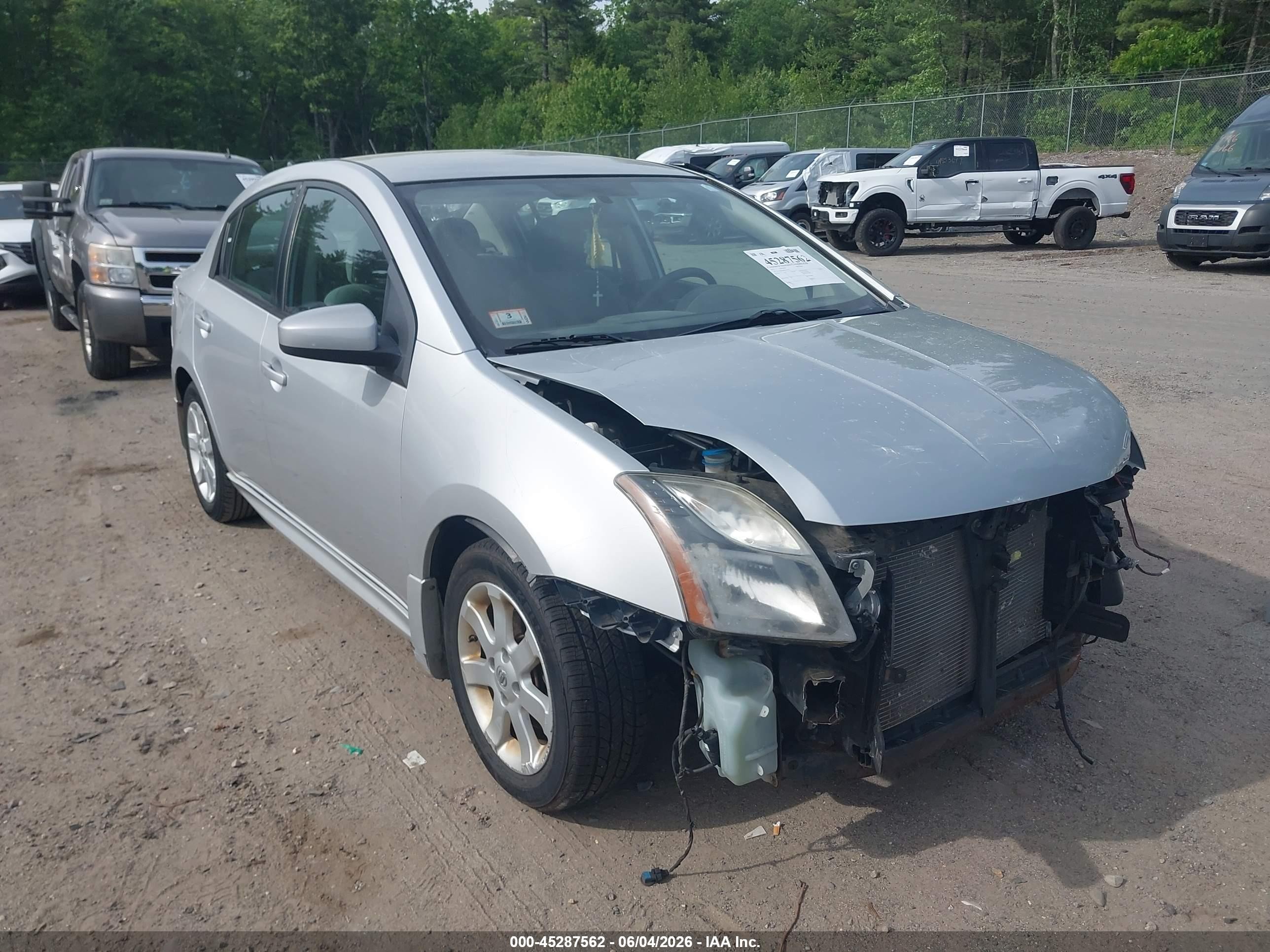 2011 Nissan Sentra 2.0sr Silver vin: 3N1AB6AP5BL705365
