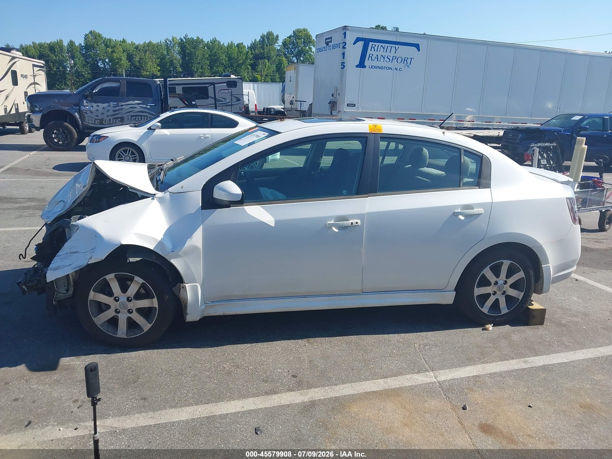 2011 Nissan Sentra 2.0sr White vin: 3N1AB6AP5BL707259