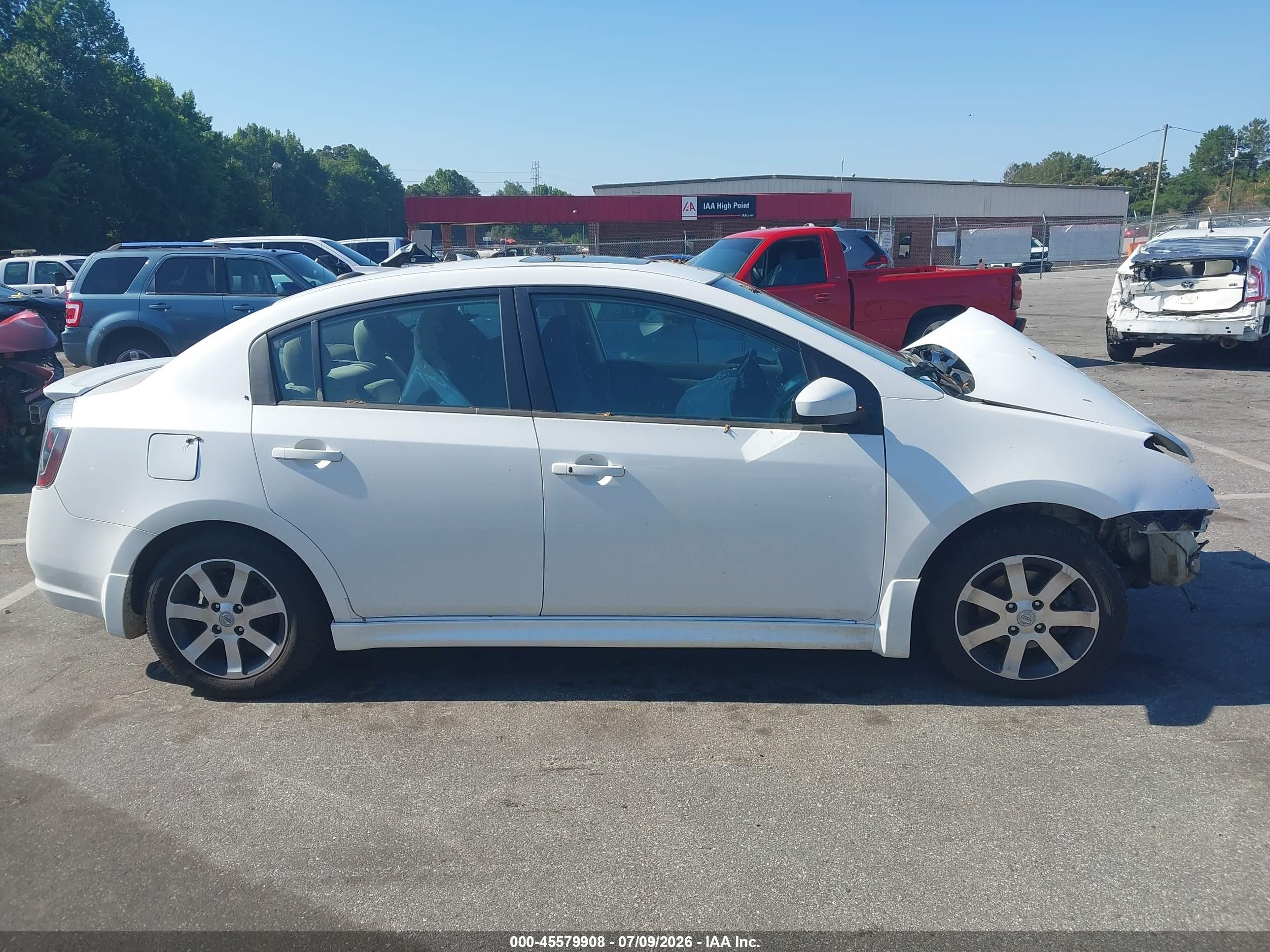 2011 Nissan Sentra 2.0sr White vin: 3N1AB6AP5BL707259