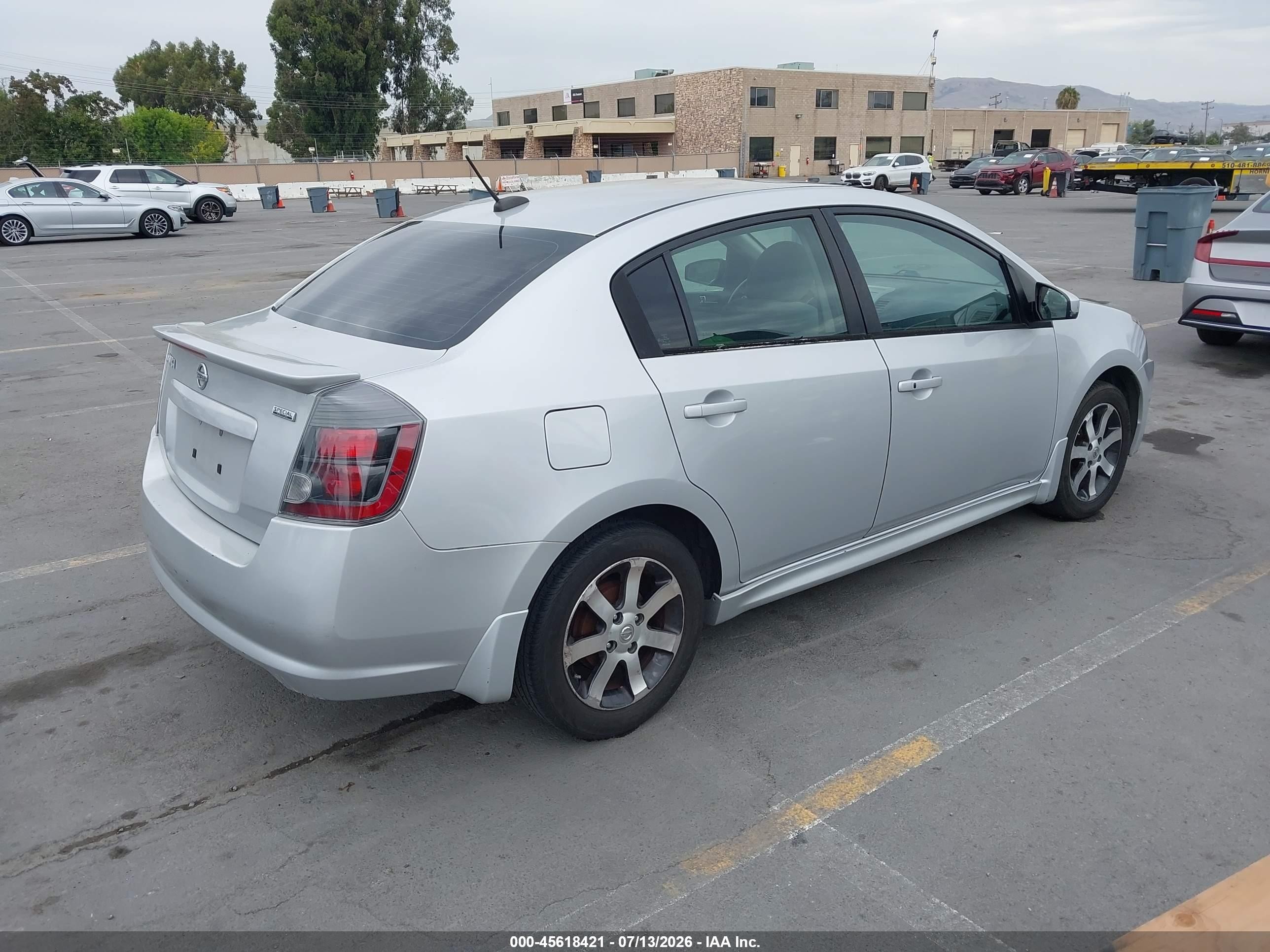 2011 Nissan Sentra 2.0sr Gray vin: 3N1AB6AP5BL713434