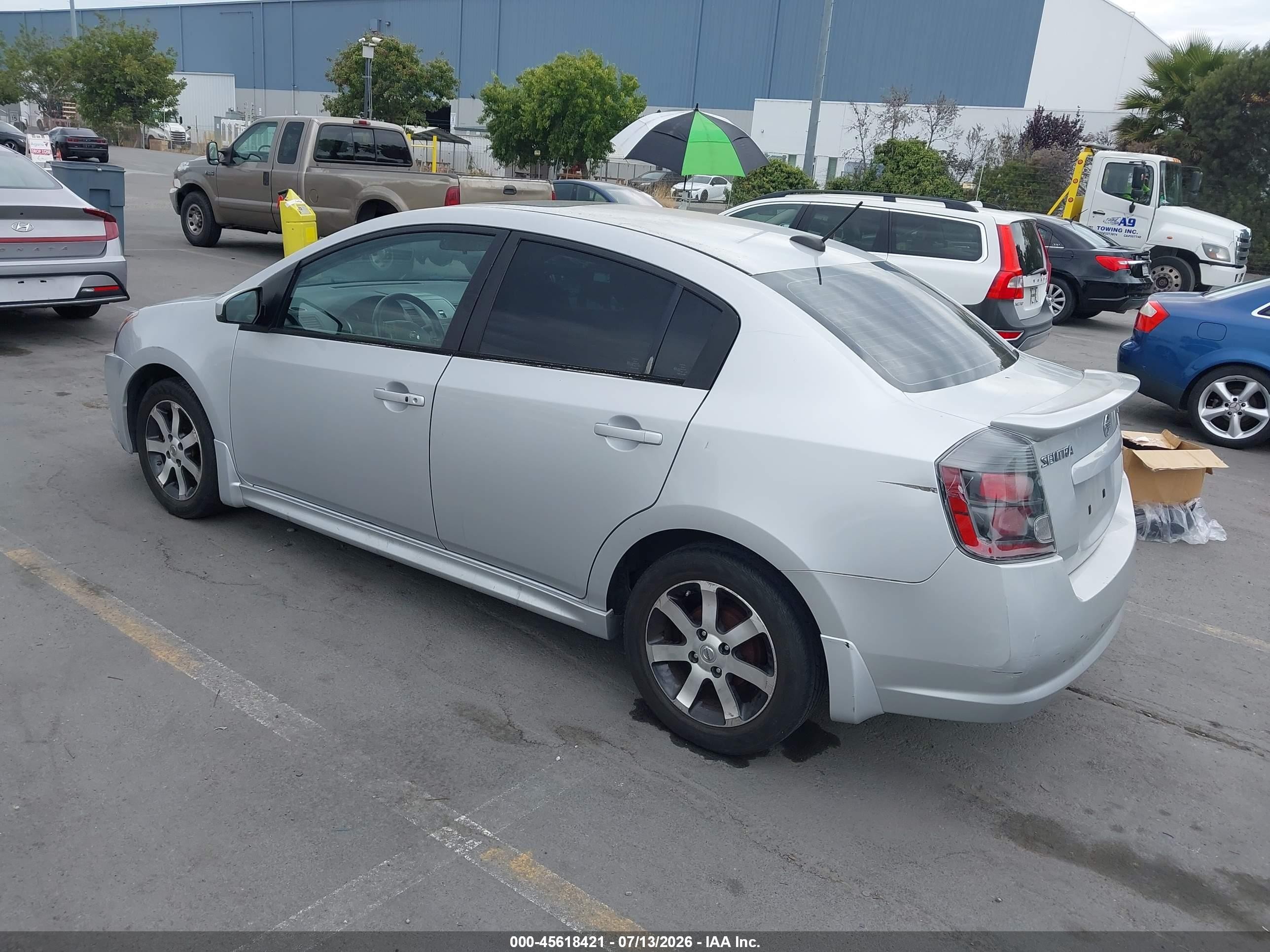 2011 Nissan Sentra 2.0sr Gray vin: 3N1AB6AP5BL713434