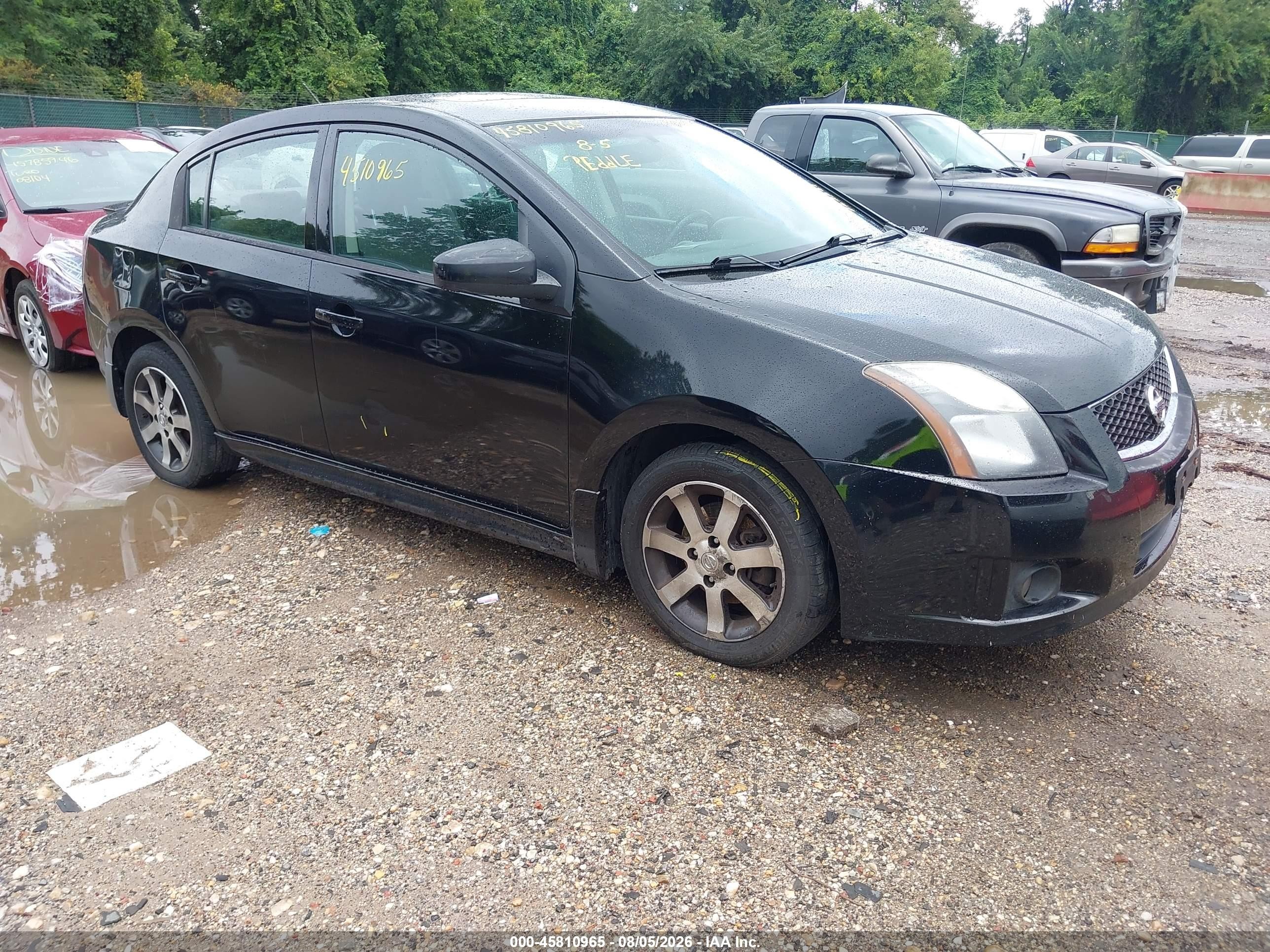 2011 Nissan Sentra 2.0sr Black vin: 3N1AB6AP5BL730444