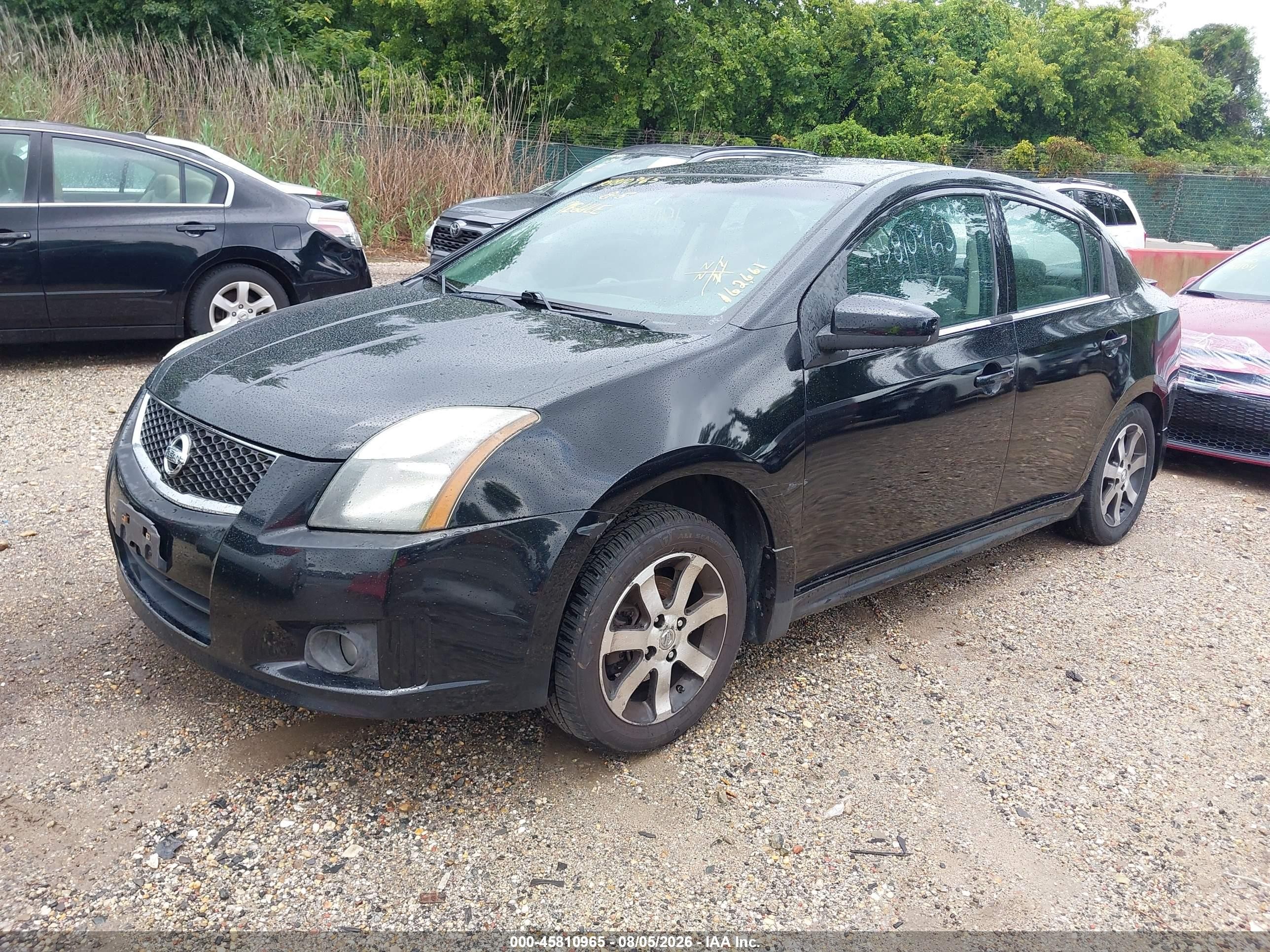 2011 Nissan Sentra 2.0sr Black vin: 3N1AB6AP5BL730444