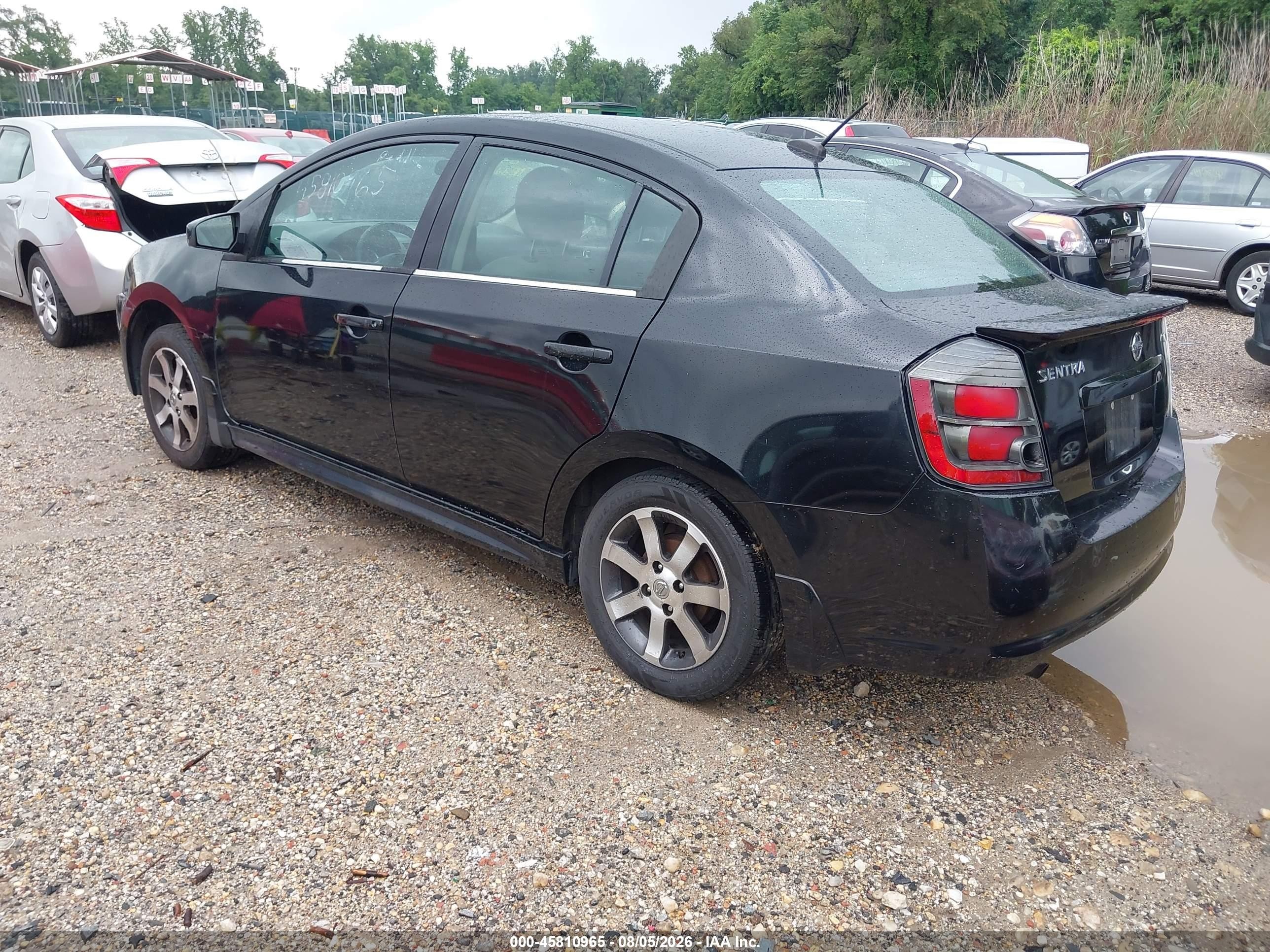 2011 Nissan Sentra 2.0sr Black vin: 3N1AB6AP5BL730444