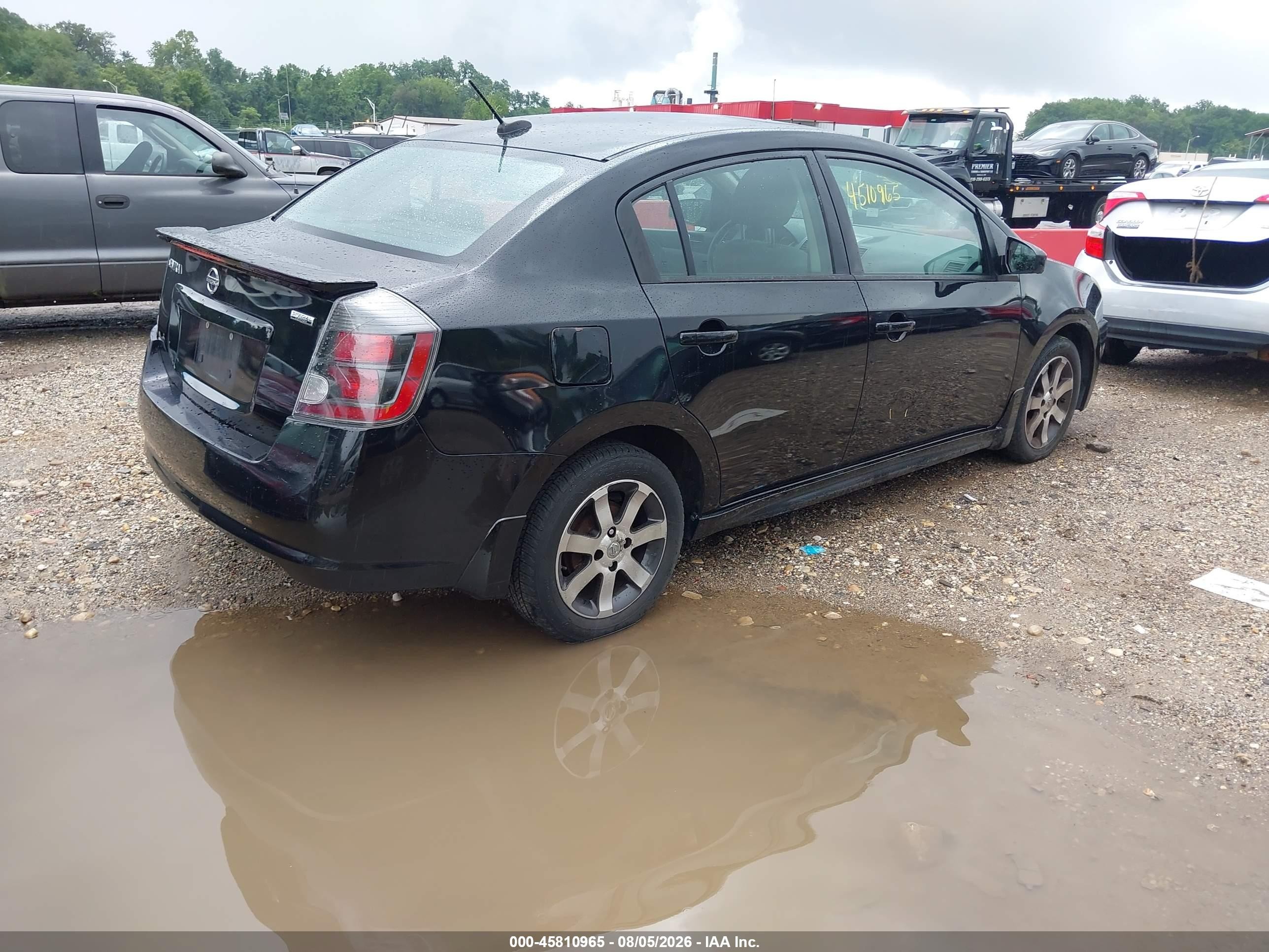 2011 Nissan Sentra 2.0sr Black vin: 3N1AB6AP5BL730444