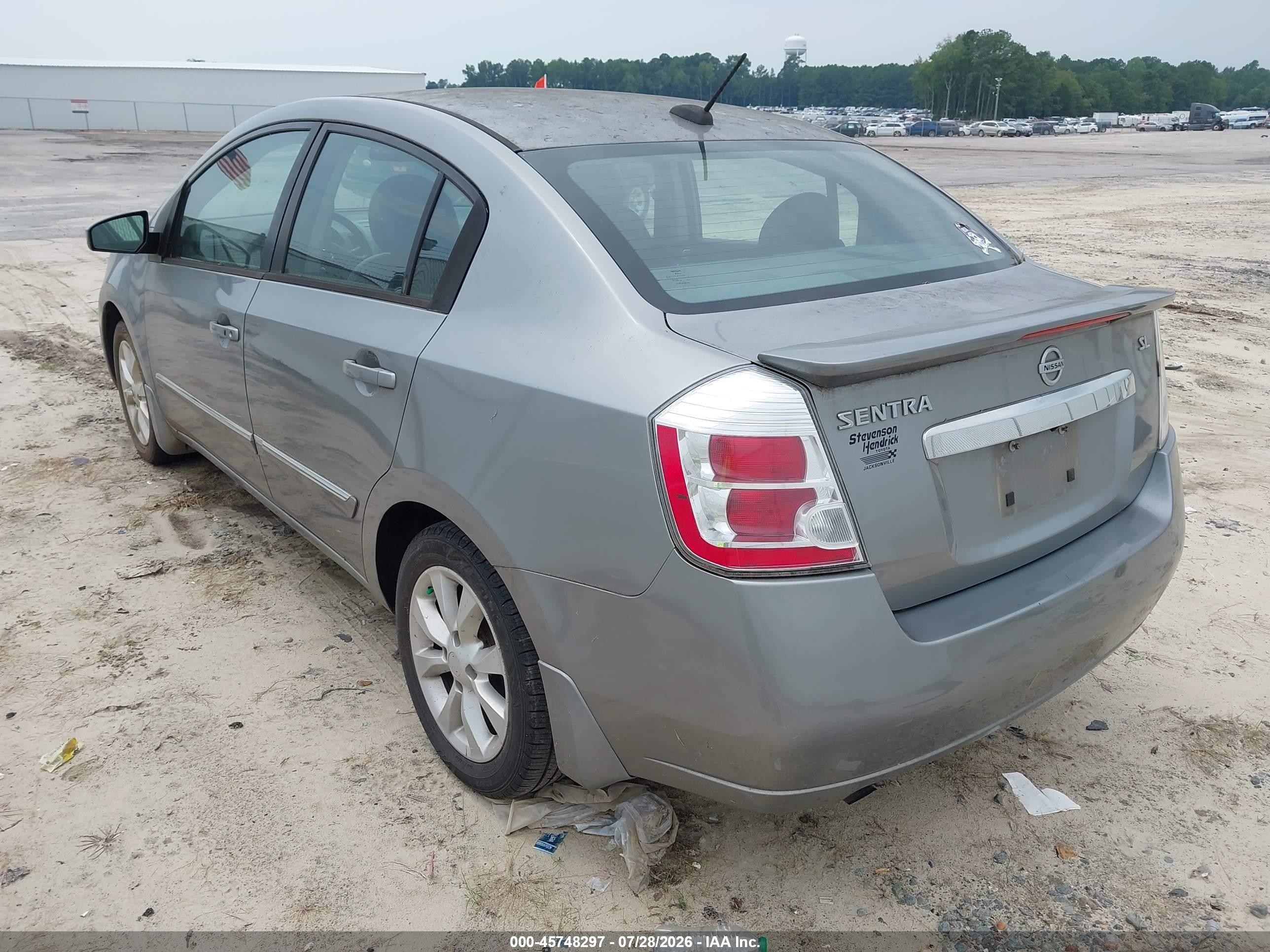 2011 Nissan Sentra 2.0sl Silver vin: 3N1AB6AP5BL730590
