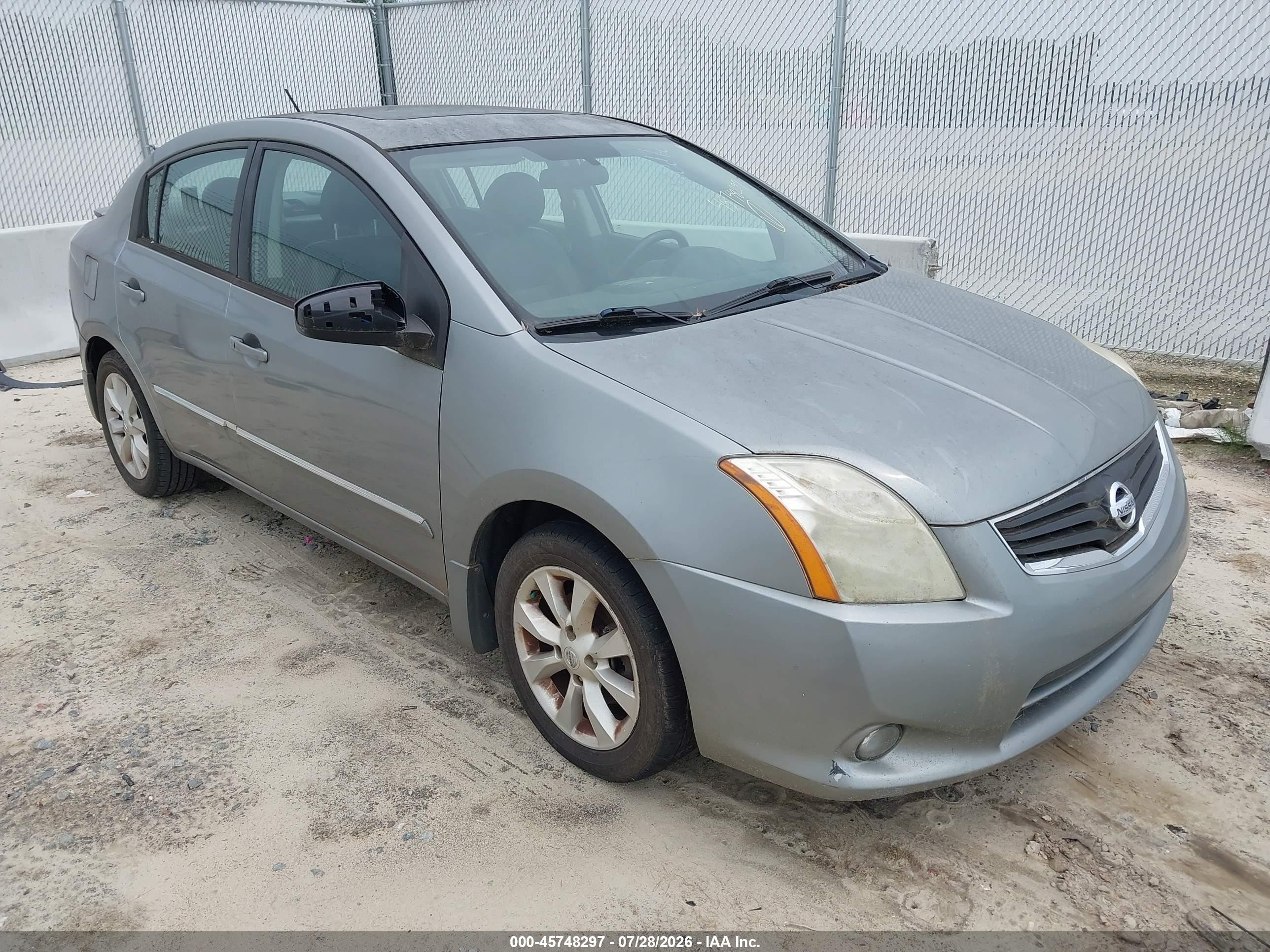 2011 Nissan Sentra 2.0sl Silver vin: 3N1AB6AP5BL730590