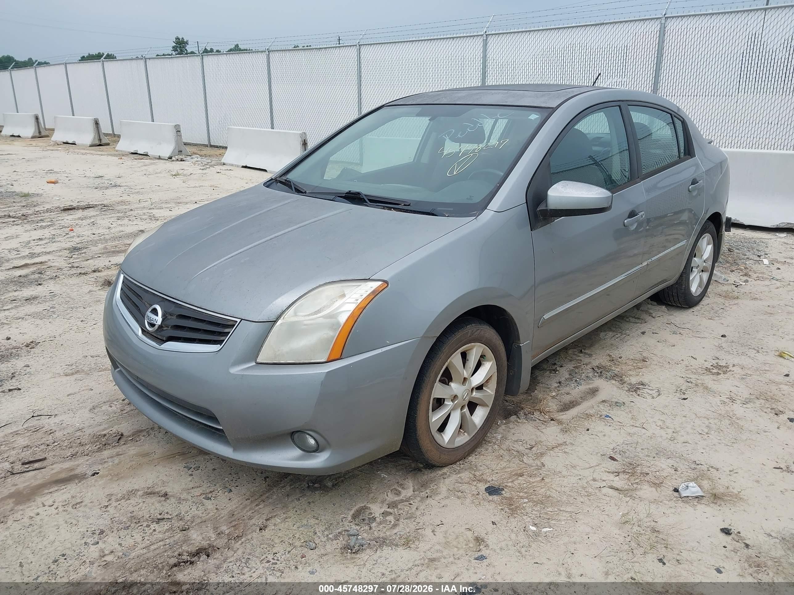 2011 Nissan Sentra 2.0sl Silver vin: 3N1AB6AP5BL730590