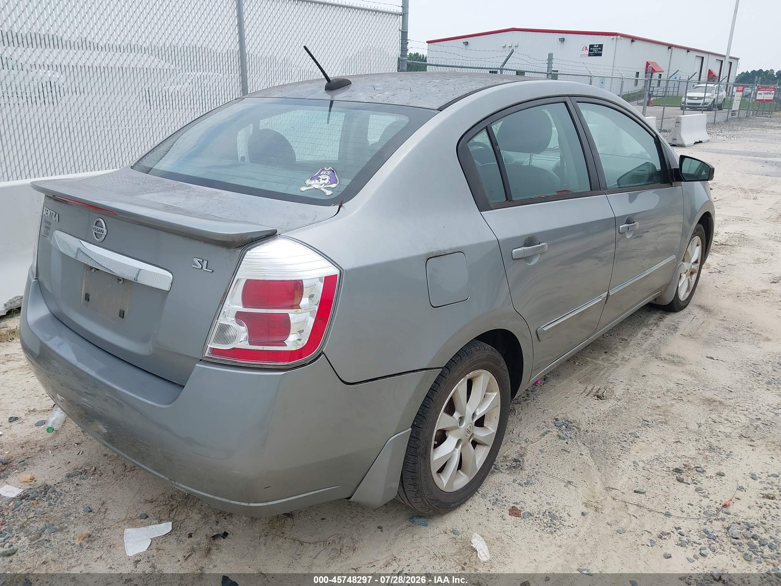2011 Nissan Sentra 2.0sl Silver vin: 3N1AB6AP5BL730590