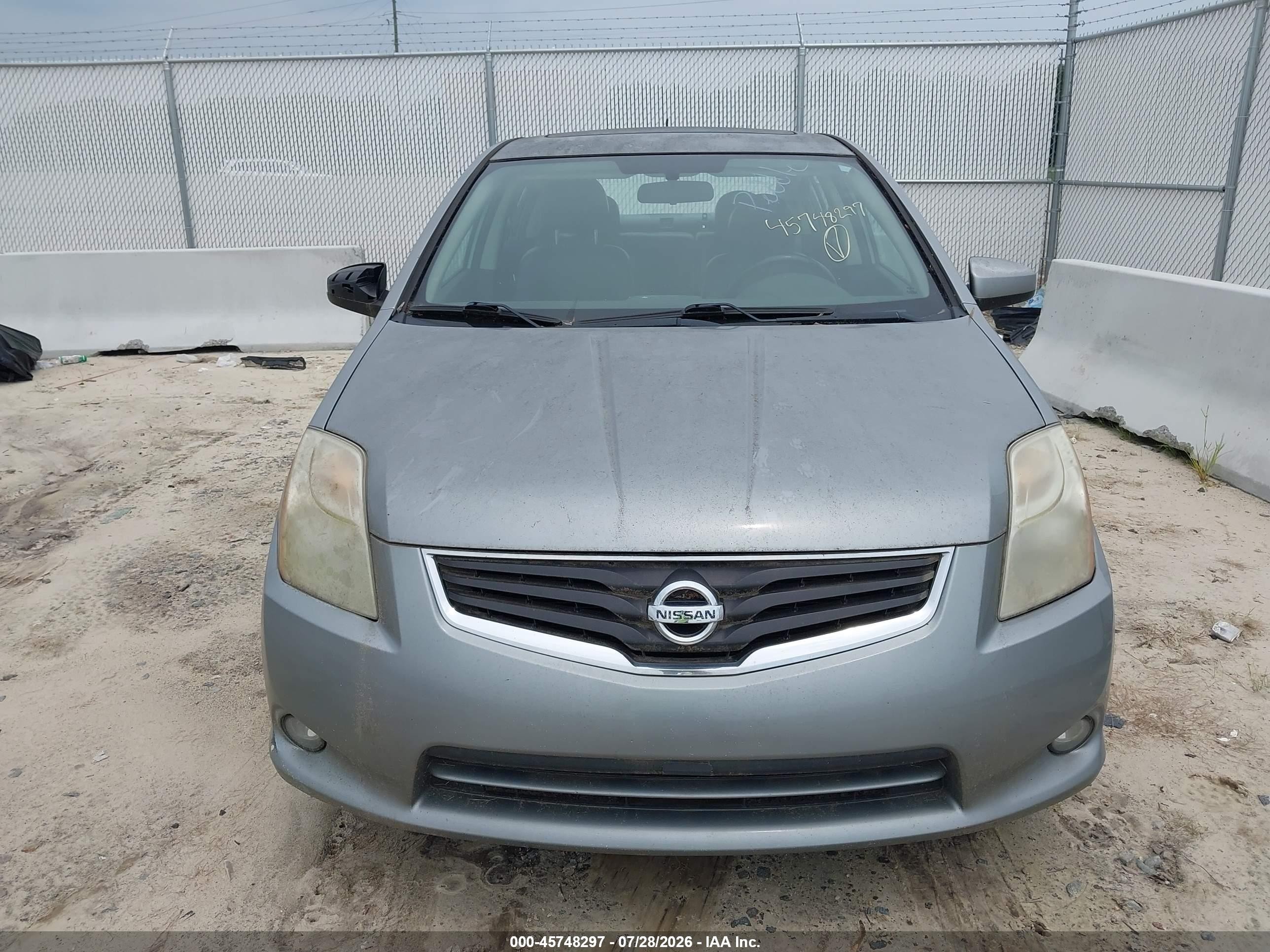 2011 Nissan Sentra 2.0sl Silver vin: 3N1AB6AP5BL730590