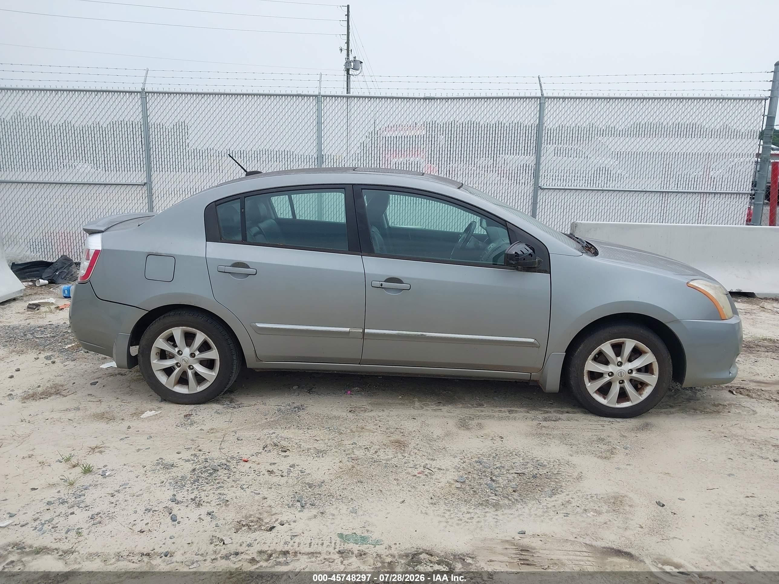 2011 Nissan Sentra 2.0sl Silver vin: 3N1AB6AP5BL730590