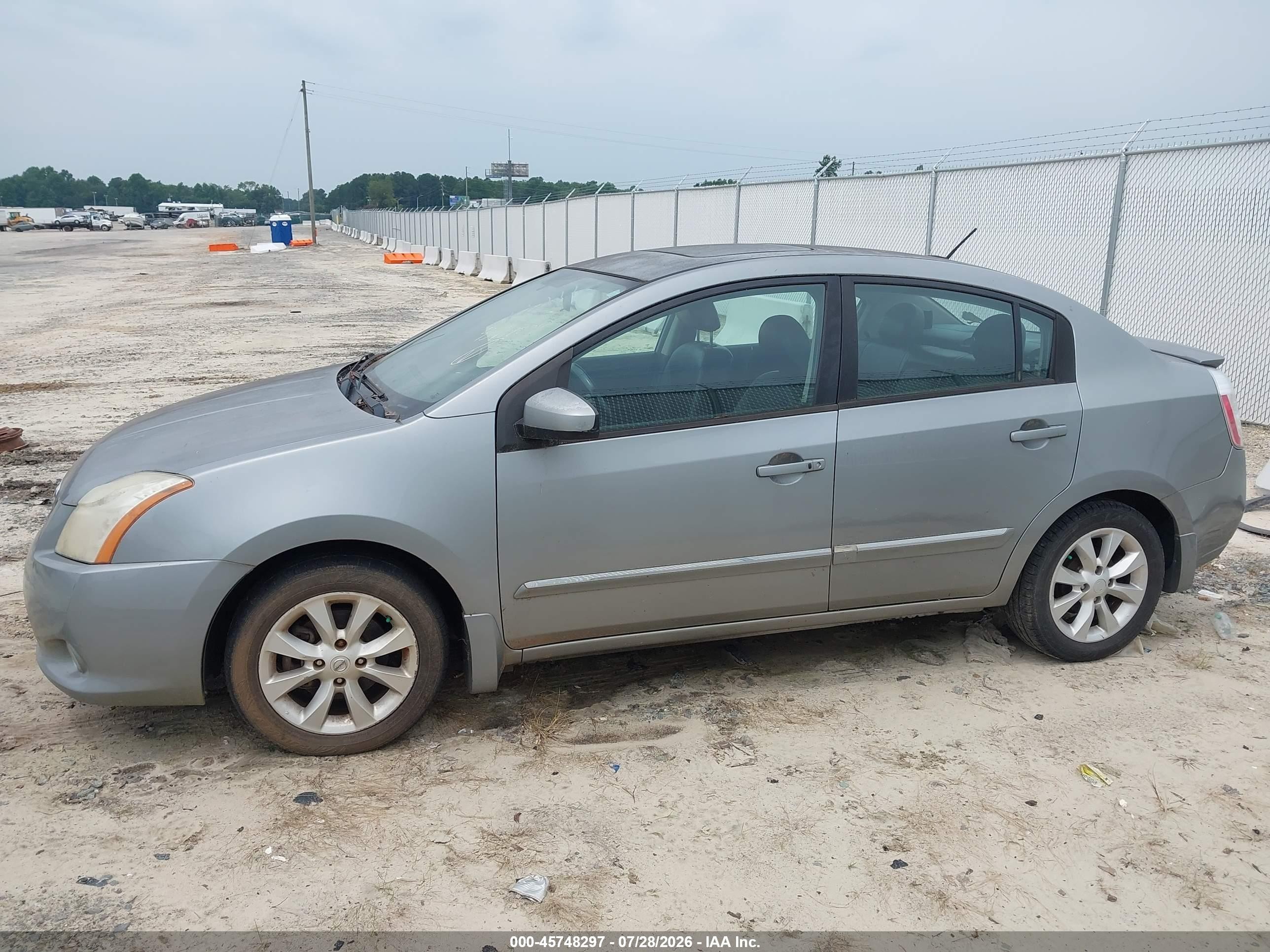 2011 Nissan Sentra 2.0sl Silver vin: 3N1AB6AP5BL730590