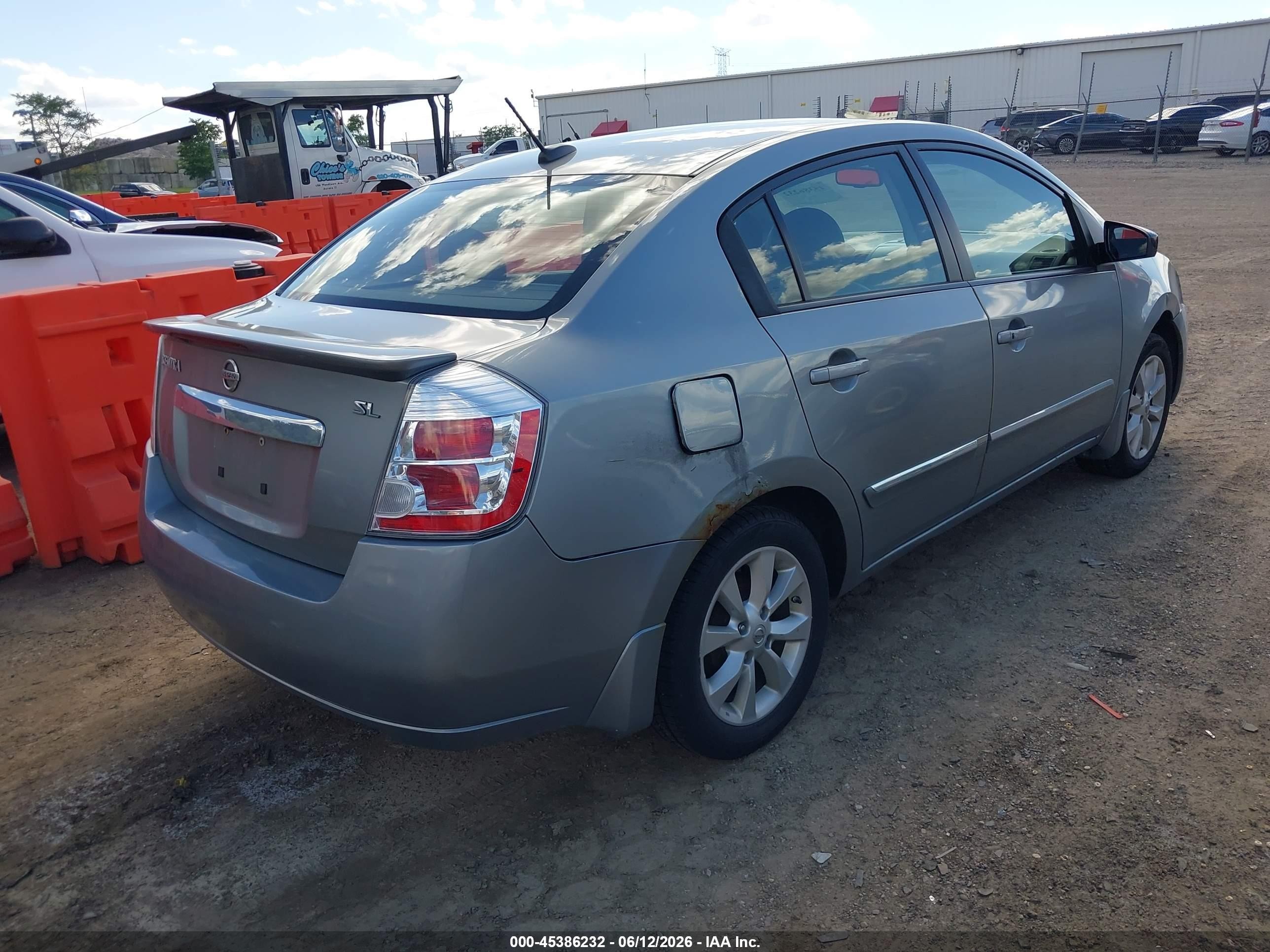 2012 Nissan Sentra 2.0 Sl Серый vin: 3N1AB6AP5CL609253