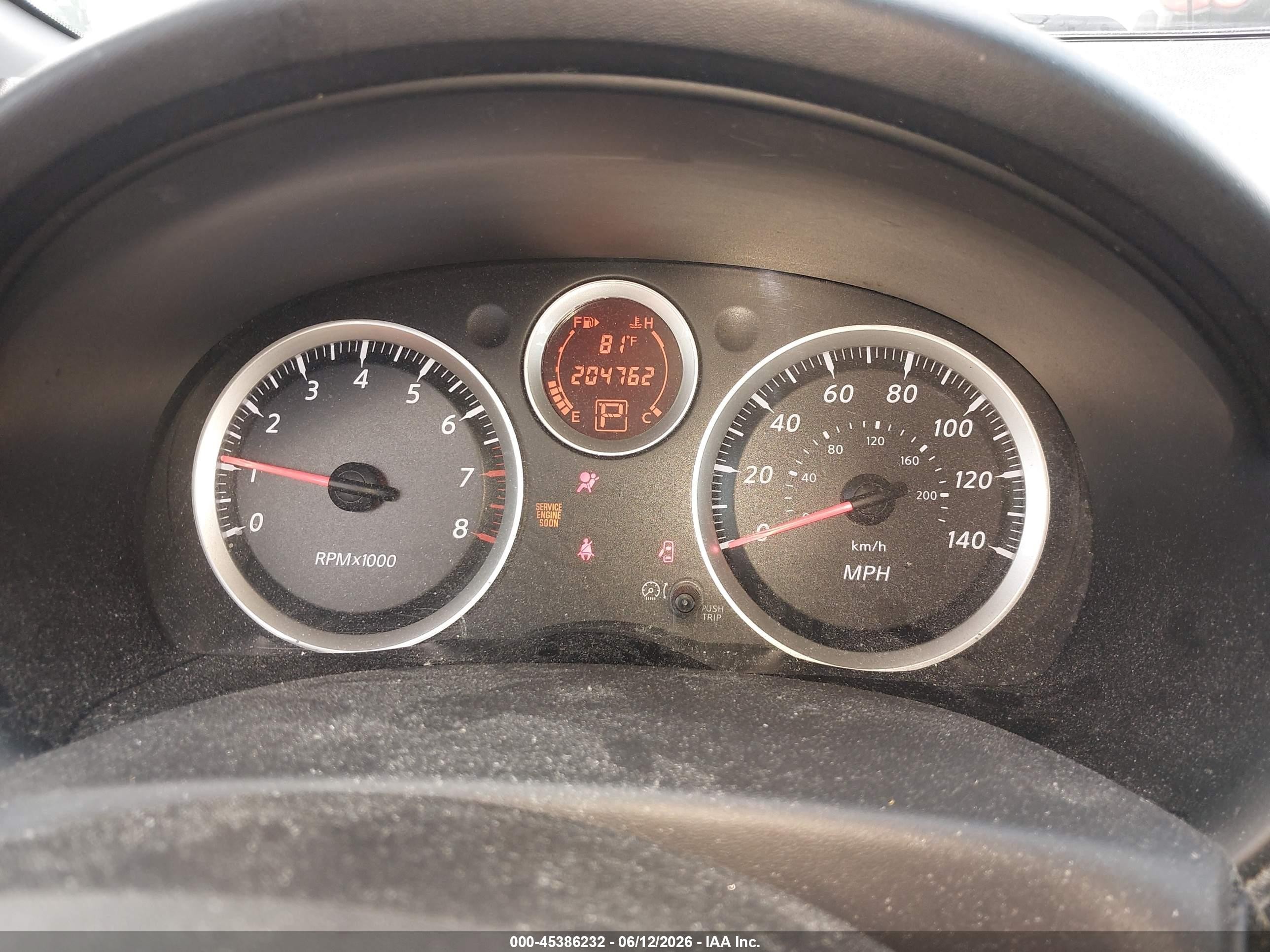 2012 Nissan Sentra 2.0 Sl Серый vin: 3N1AB6AP5CL609253
