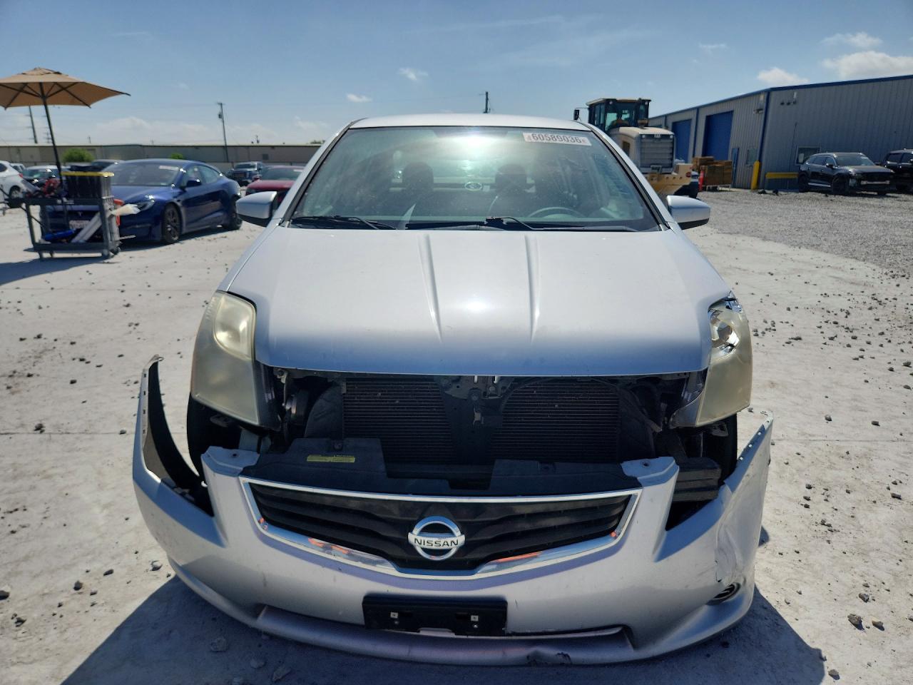 2012 Nissan Sentra 2.0/2.0s/sr/2.0sl Silver vin: 3N1AB6AP5CL611682