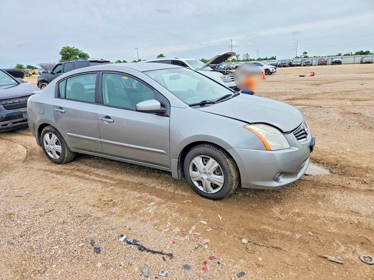2012 Nissan Sentra Серебряный vin: 3N1AB6AP5CL624545