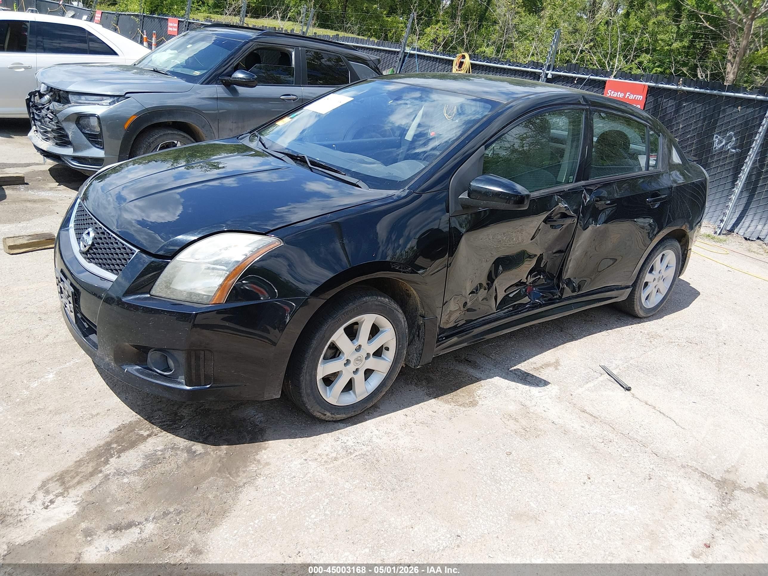 2012 Nissan Sentra 2.0 Sr Black vin: 3N1AB6AP5CL665399