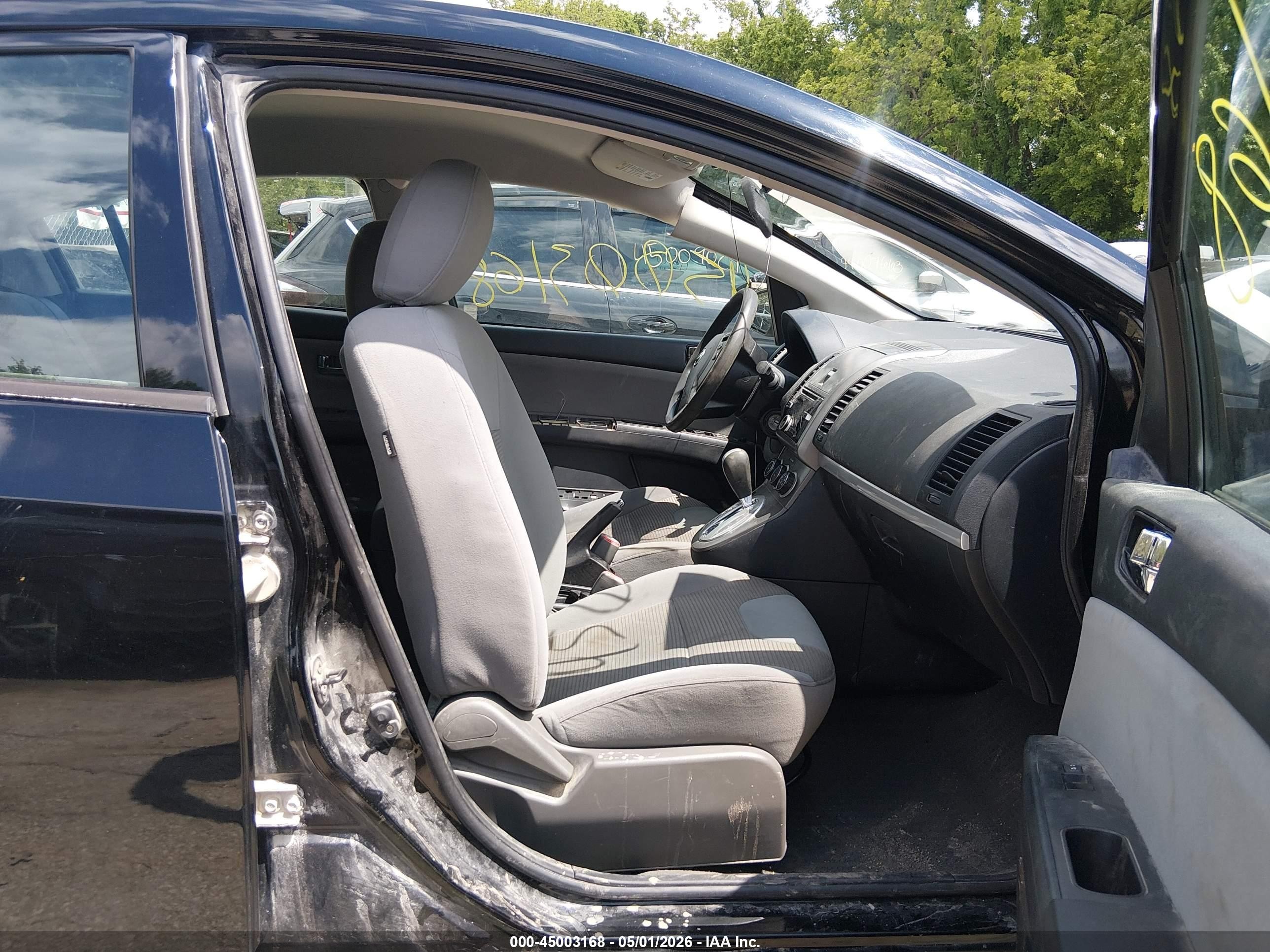 2012 Nissan Sentra 2.0 Sr Black vin: 3N1AB6AP5CL665399
