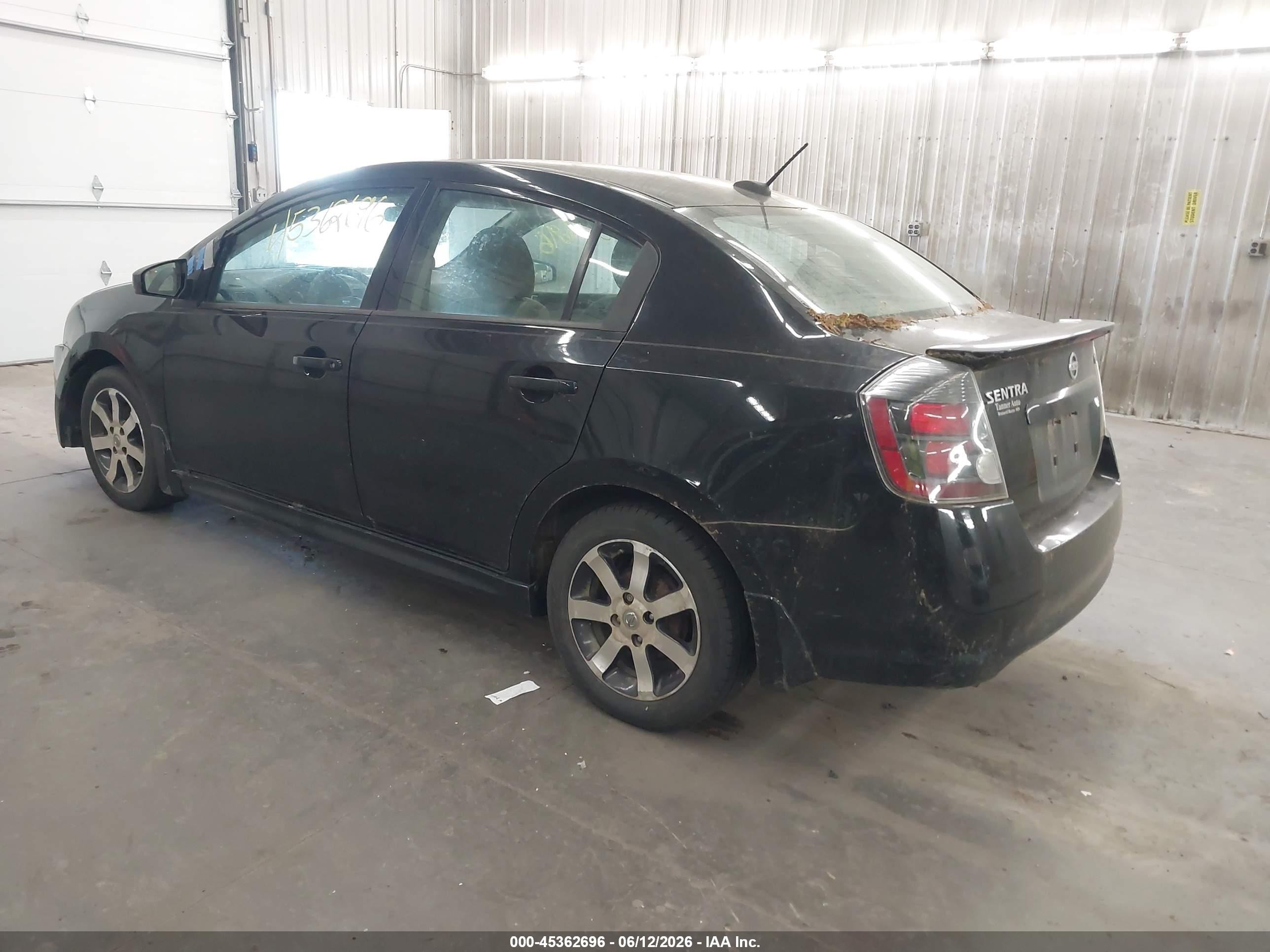 2012 Nissan Sentra 2.0 Sr Dark Blue vin: 3N1AB6AP5CL673700