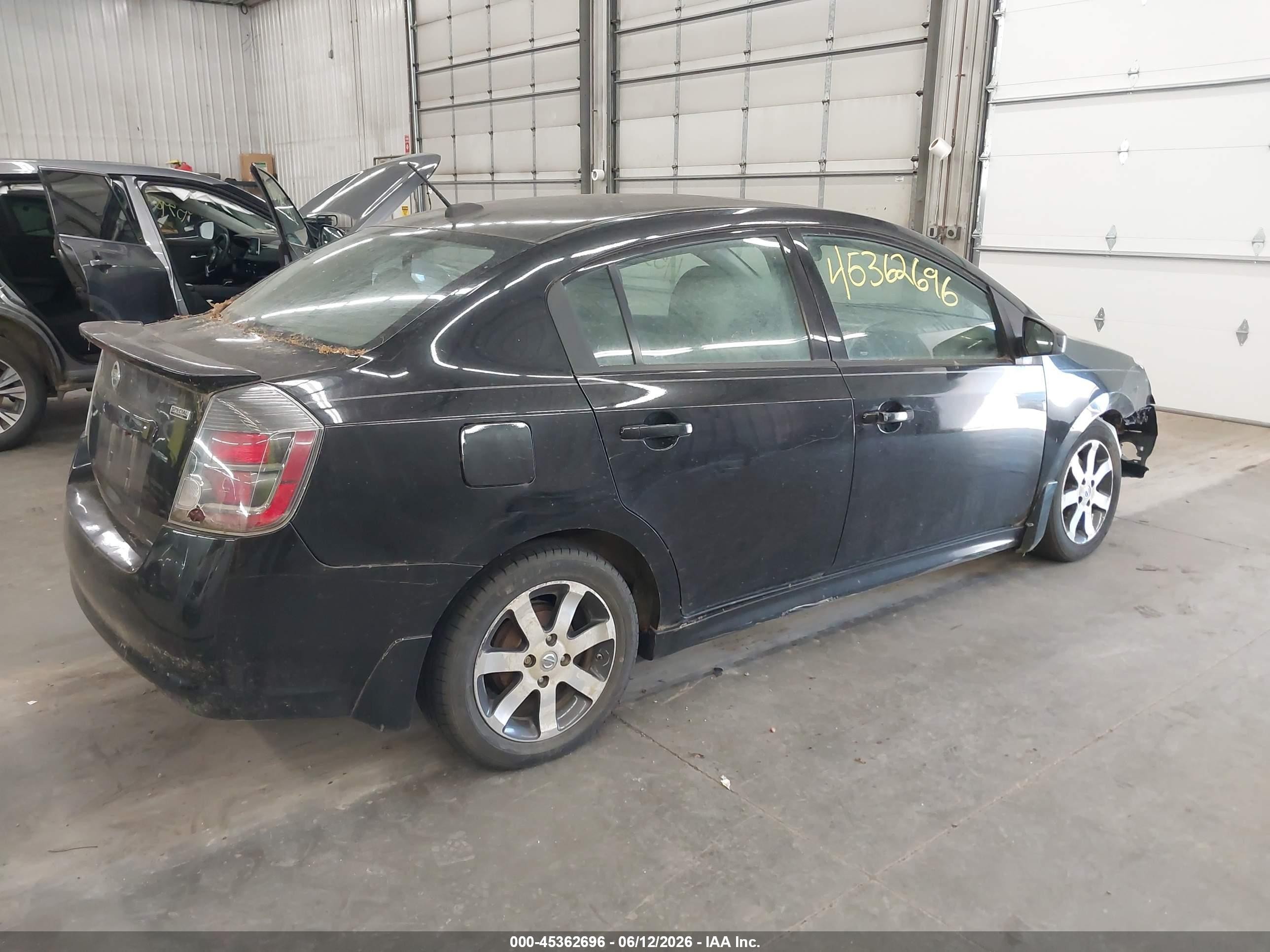 2012 Nissan Sentra 2.0 Sr Dark Blue vin: 3N1AB6AP5CL673700
