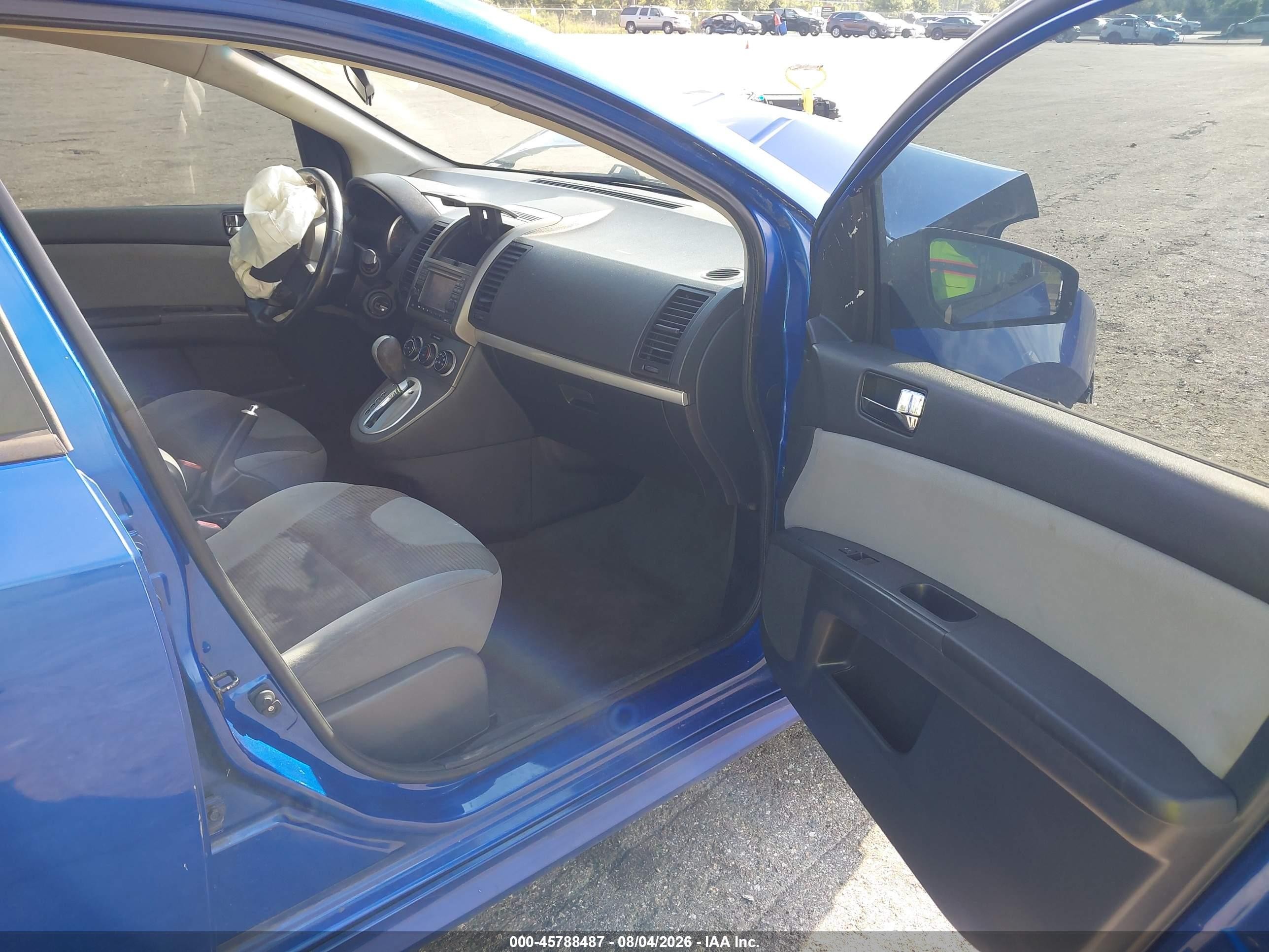 2012 Nissan Sentra 2.0 Sr Blue vin: 3N1AB6AP5CL675849