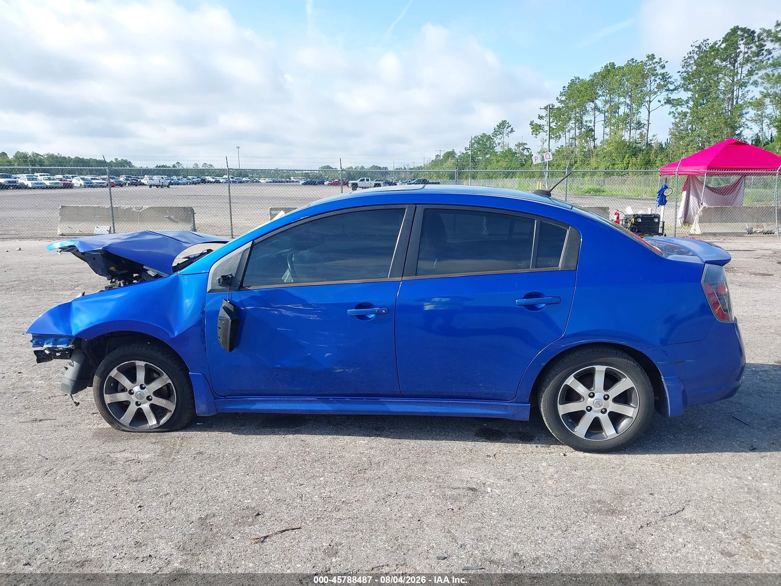 2012 Nissan Sentra 2.0 Sr Blue vin: 3N1AB6AP5CL675849