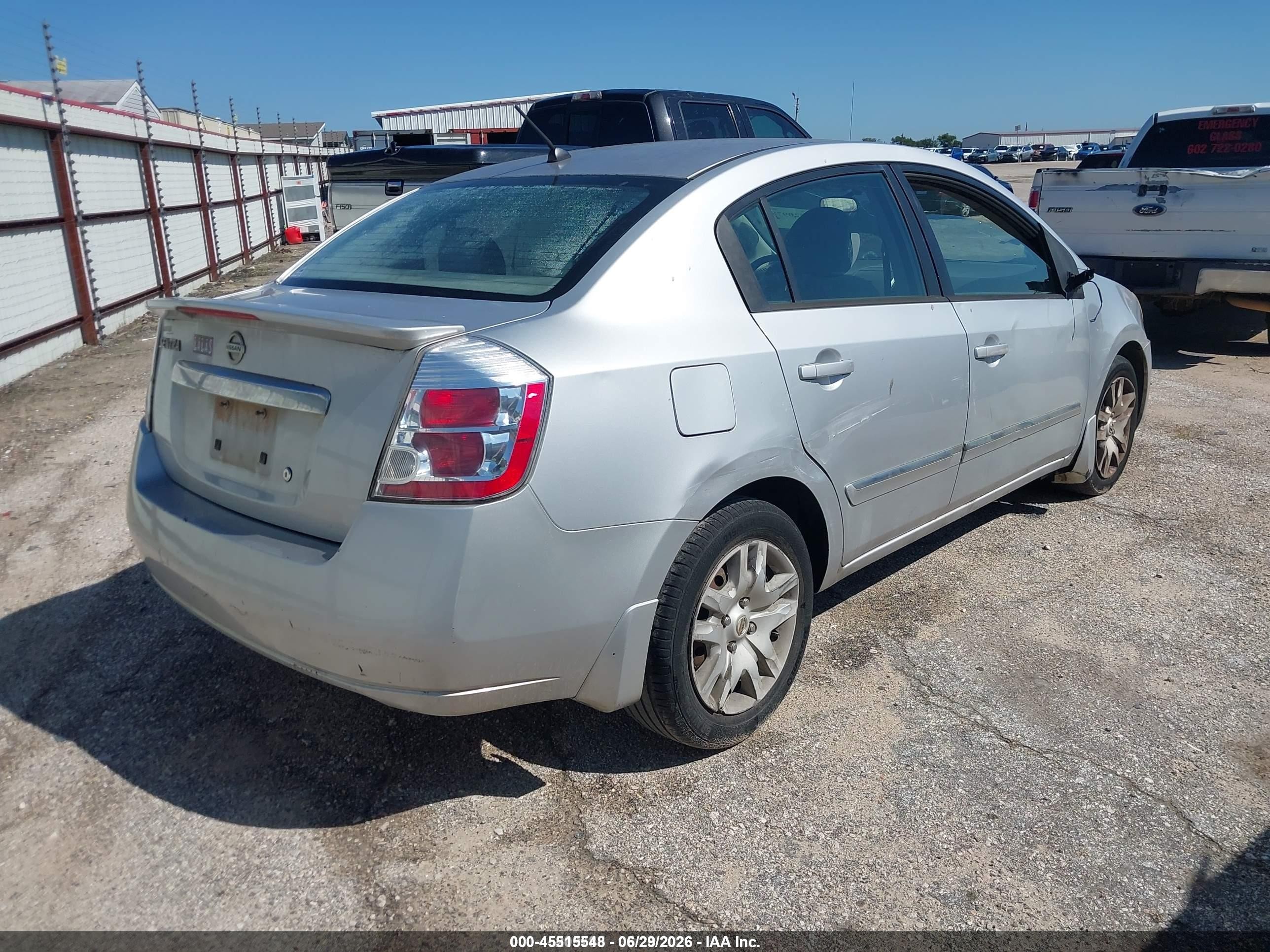 2012 Nissan Sentra 2.0 S Silver vin: 3N1AB6AP5CL683305