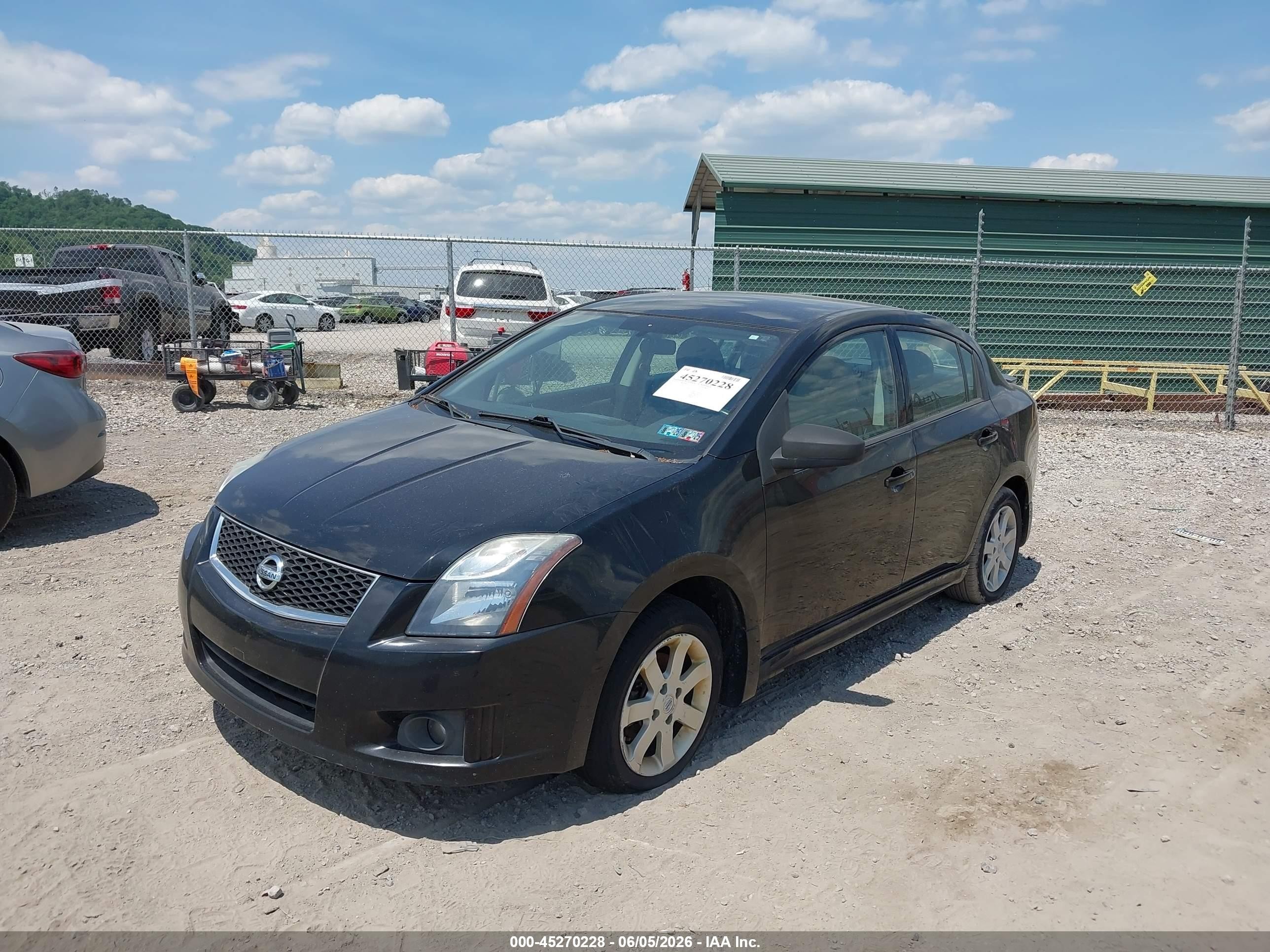 2012 Nissan Sentra 2.0 Sr Black vin: 3N1AB6AP5CL705531