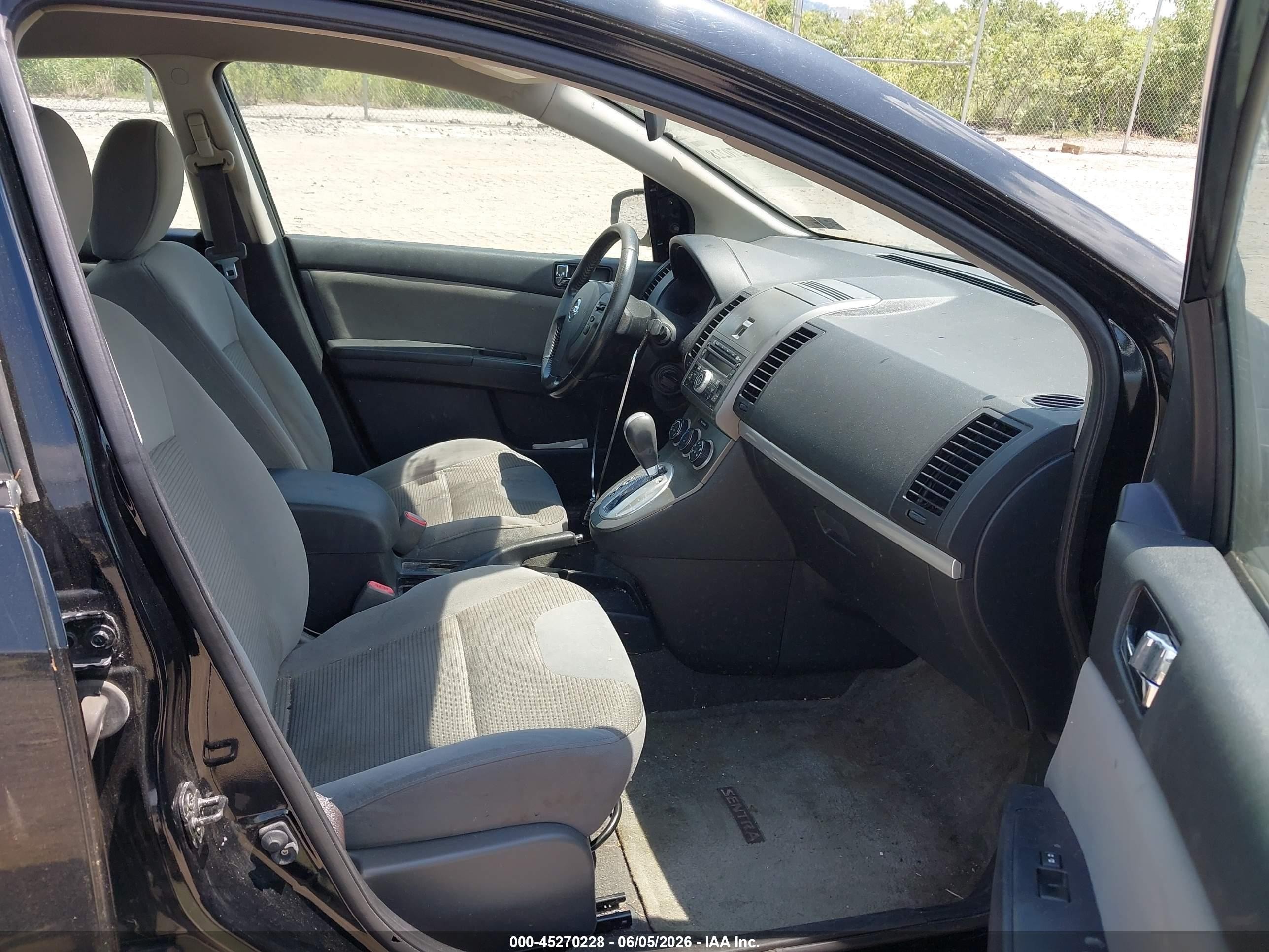 2012 Nissan Sentra 2.0 Sr Black vin: 3N1AB6AP5CL705531