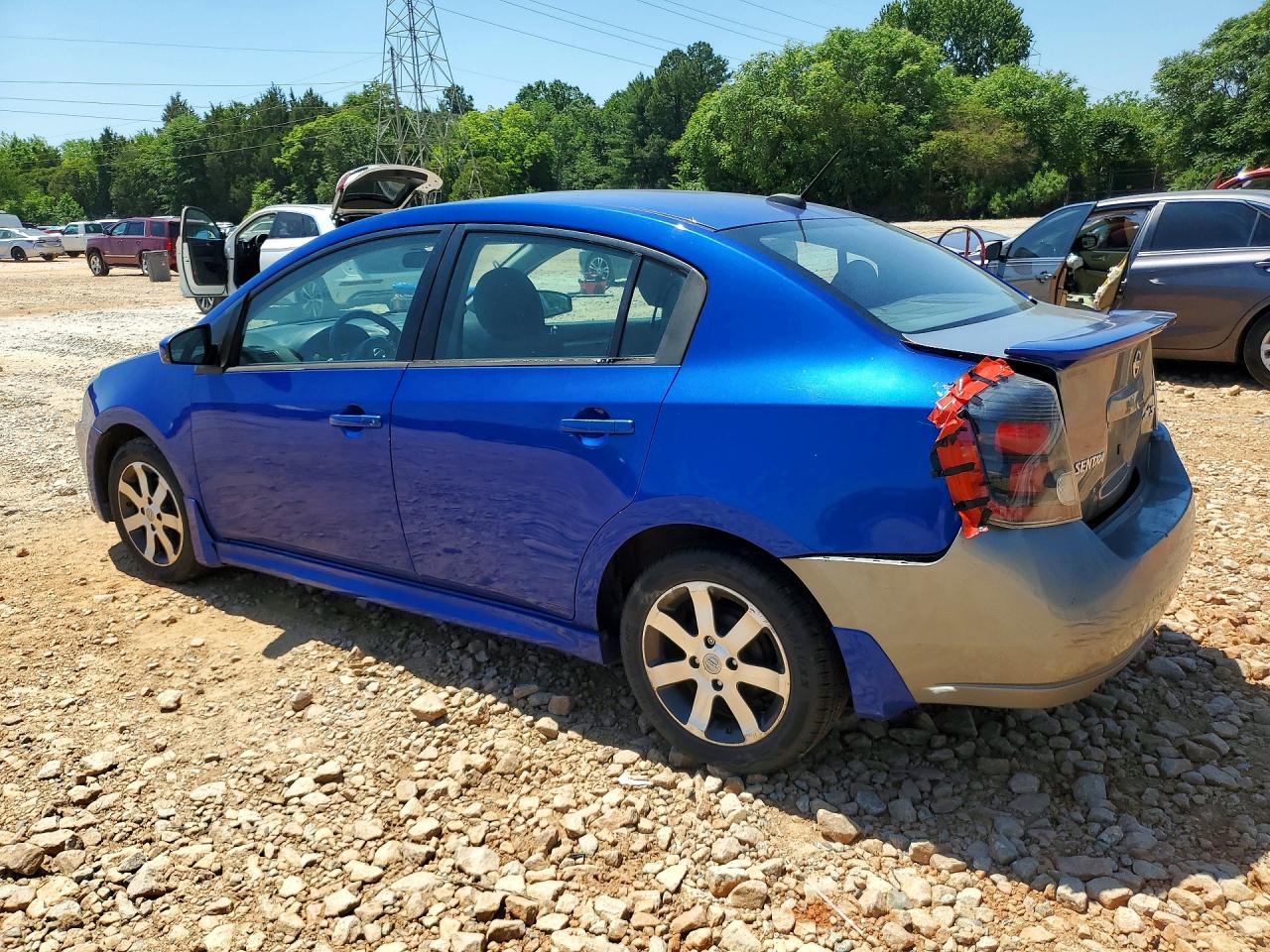 2012 Nissan Sentra 2.0 Blue vin: 3N1AB6AP5CL712088