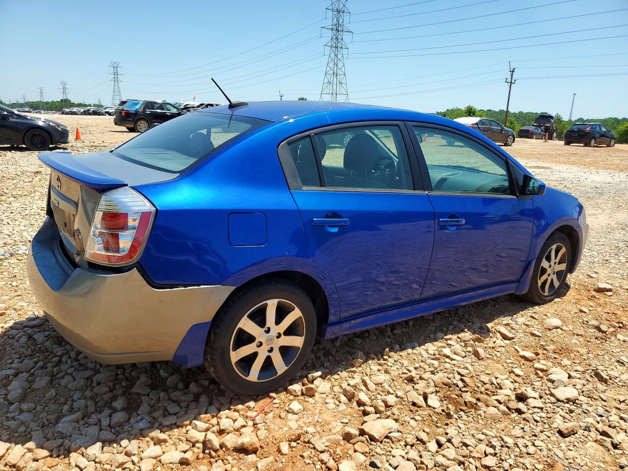 2012 Nissan Sentra 2.0 Blue vin: 3N1AB6AP5CL712088